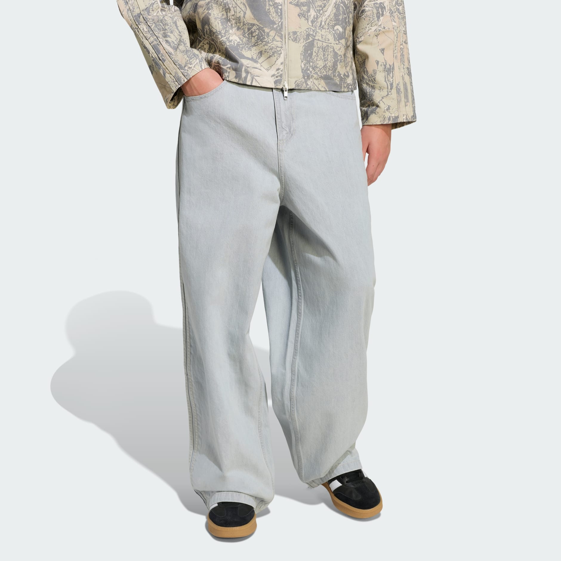 JEAN SKATER JAMBES LARGES 90s ALTERNATIVE SPORT