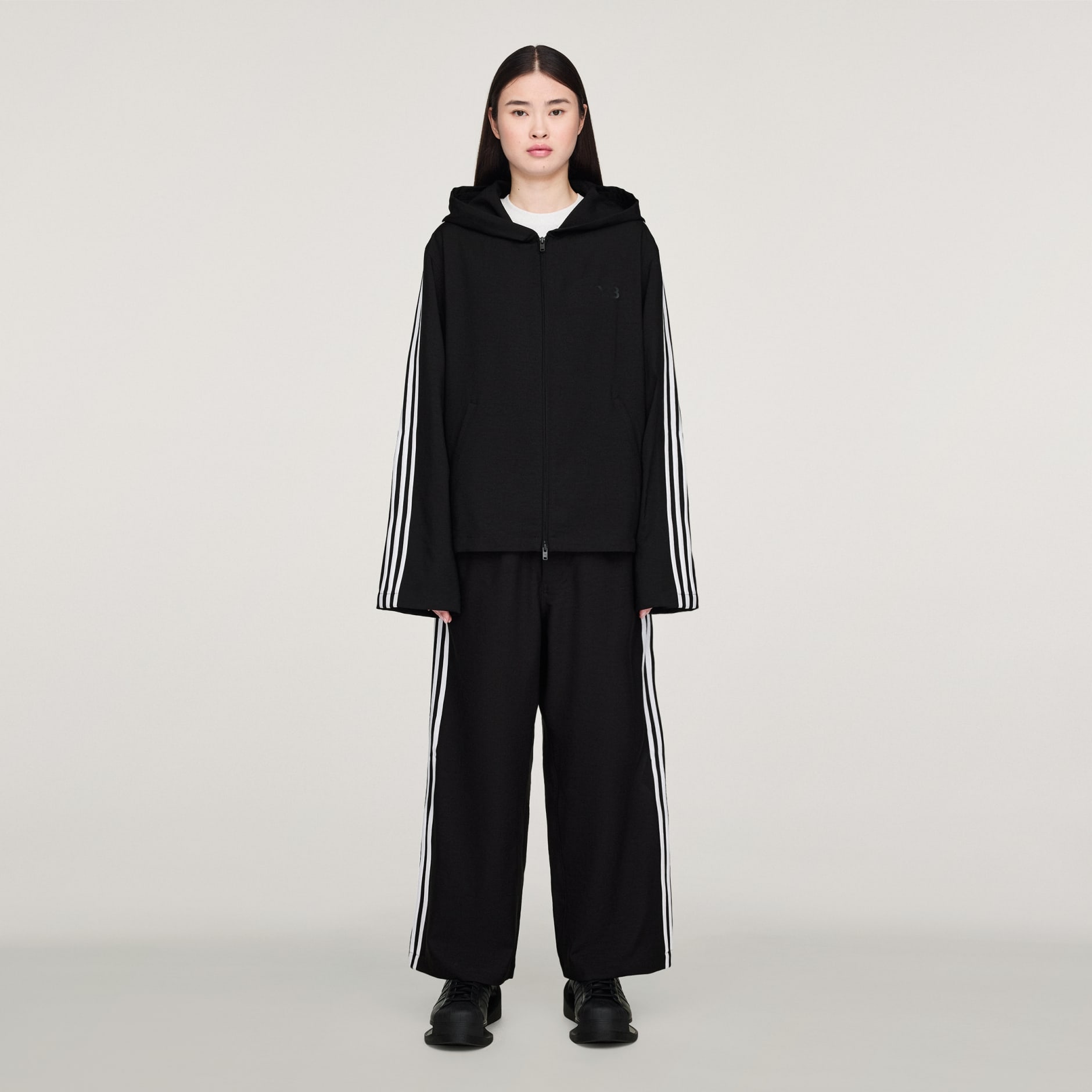 Bluză de trening Y-3 3-Stripes cu glugă