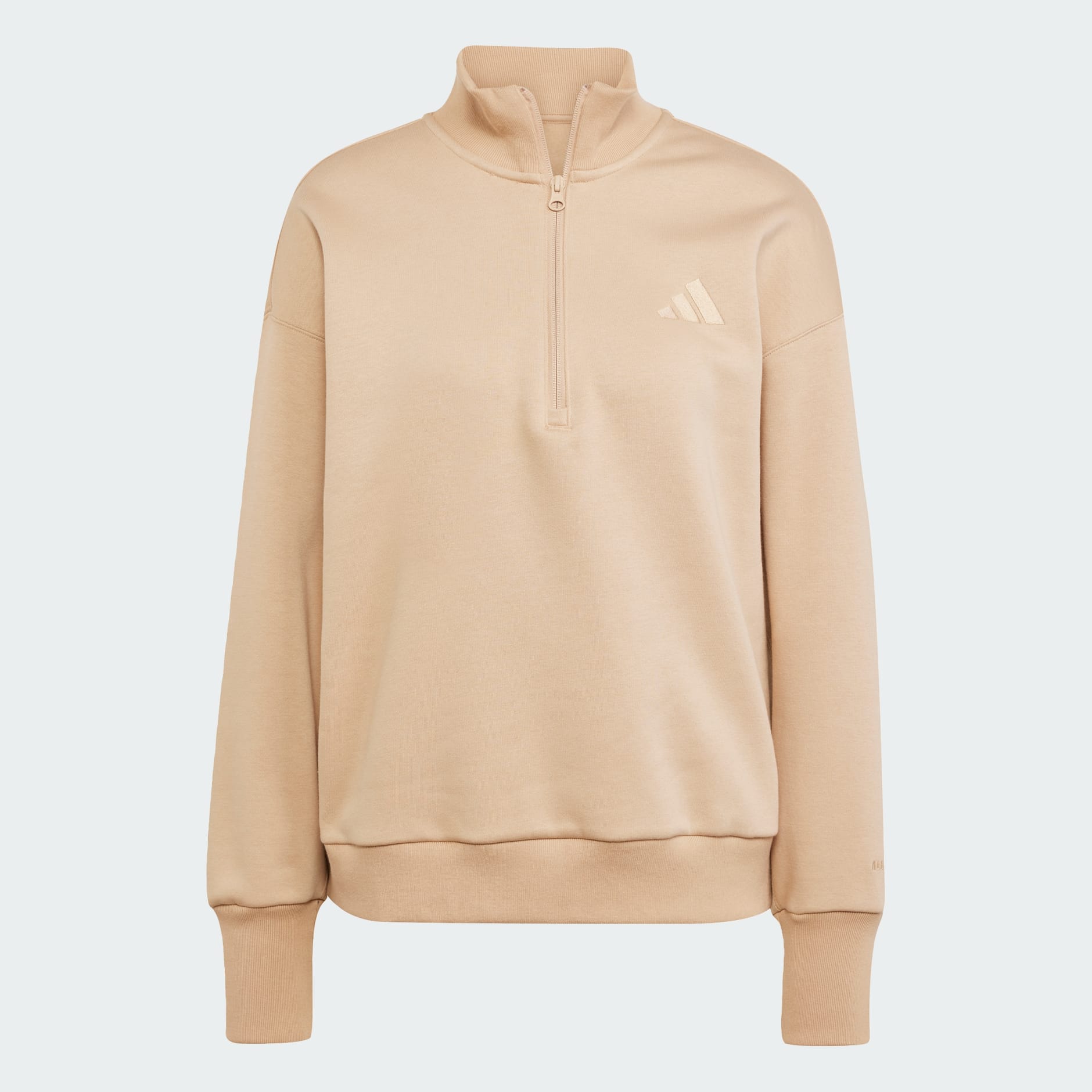 سترة ALL SZN من الصوف فضفاض ربع سحاب