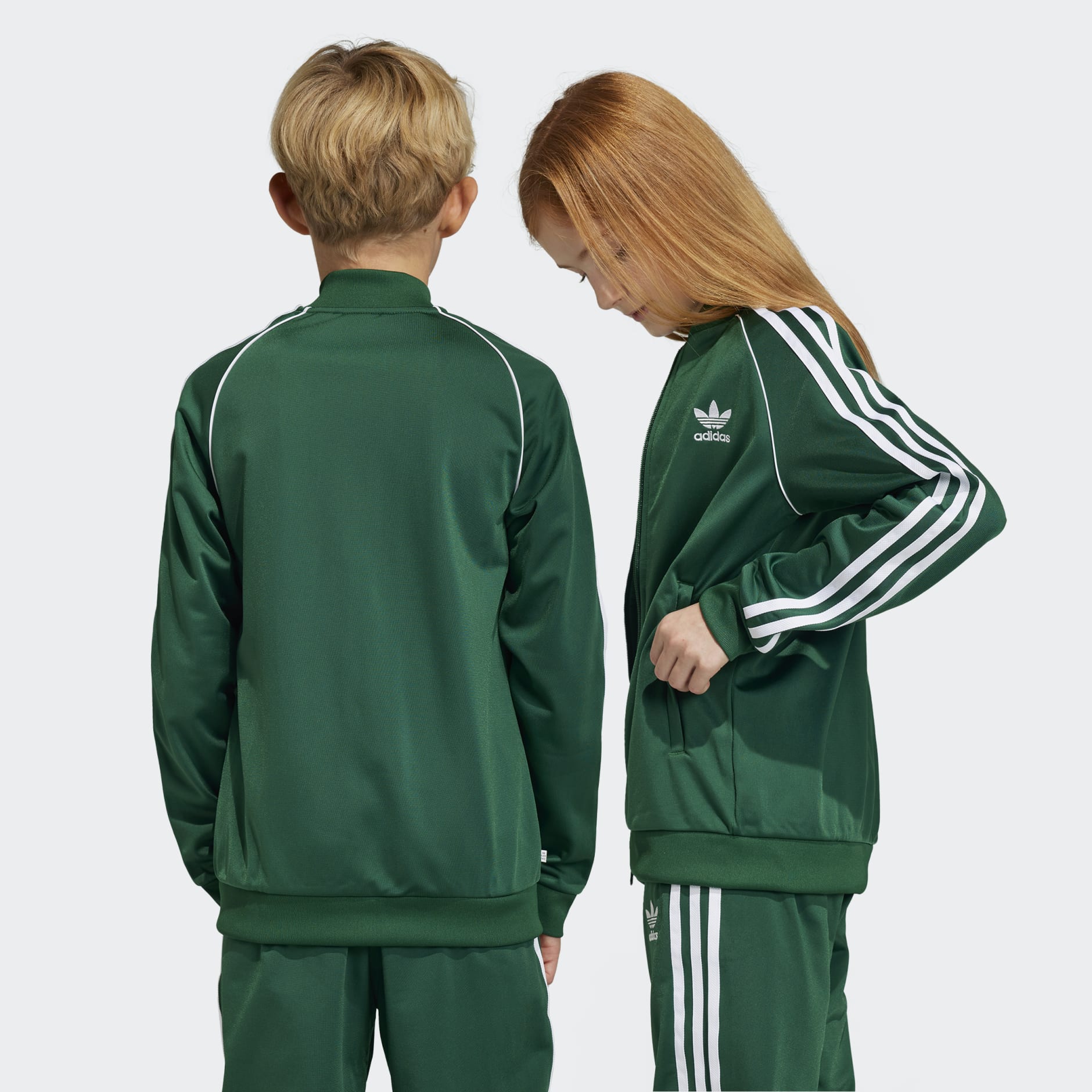 Adidas sst track outlet jacket collegiate green