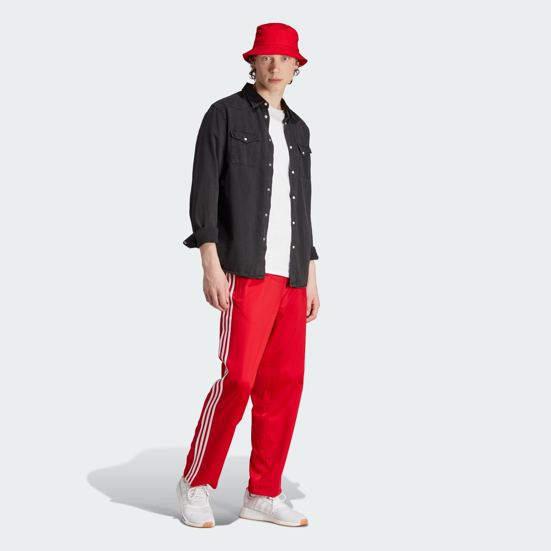 adidas Adicolor Classics Firebird Track Pants - Red | adidas India