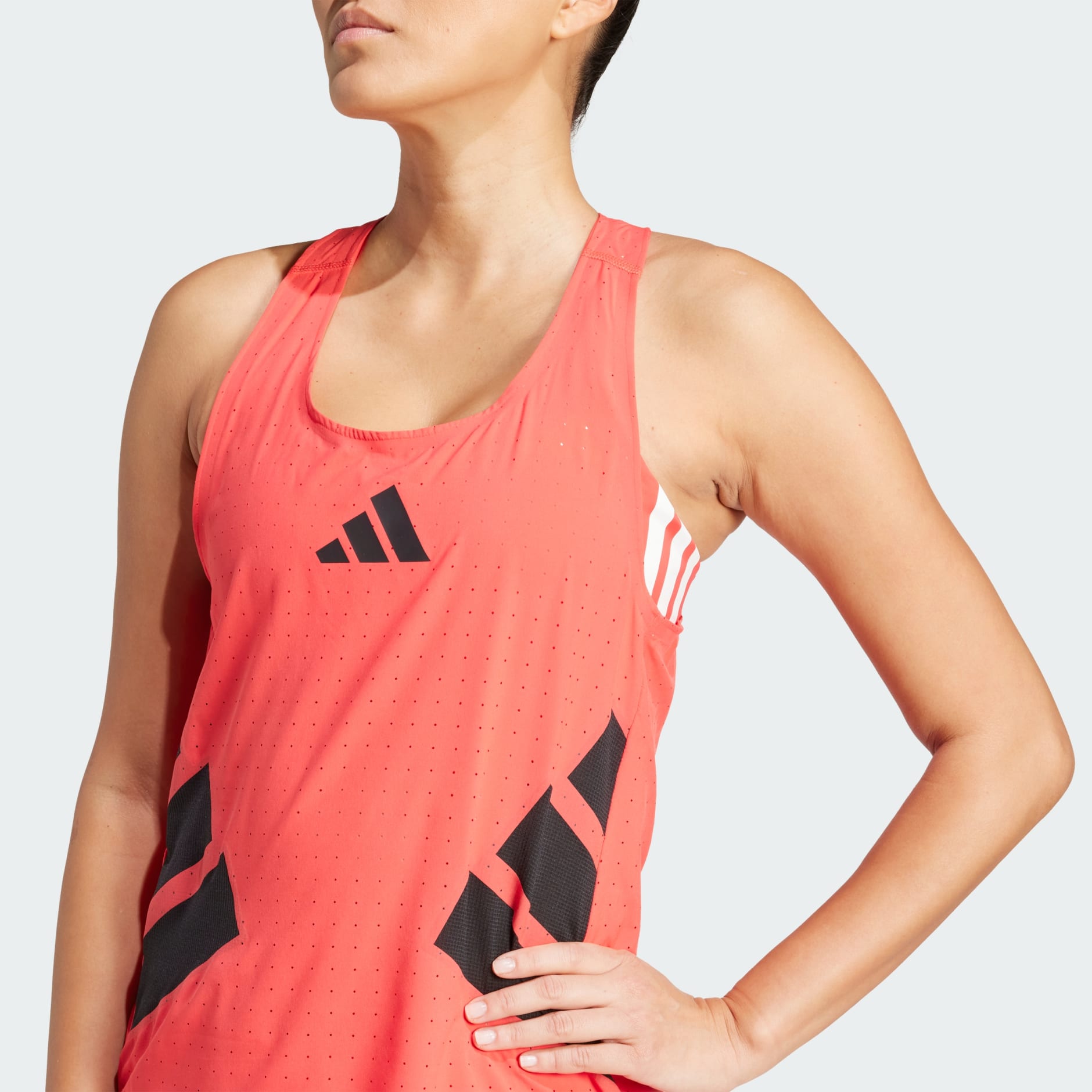 adidas Adizero Road to Records Singlet - Red | adidas UAE