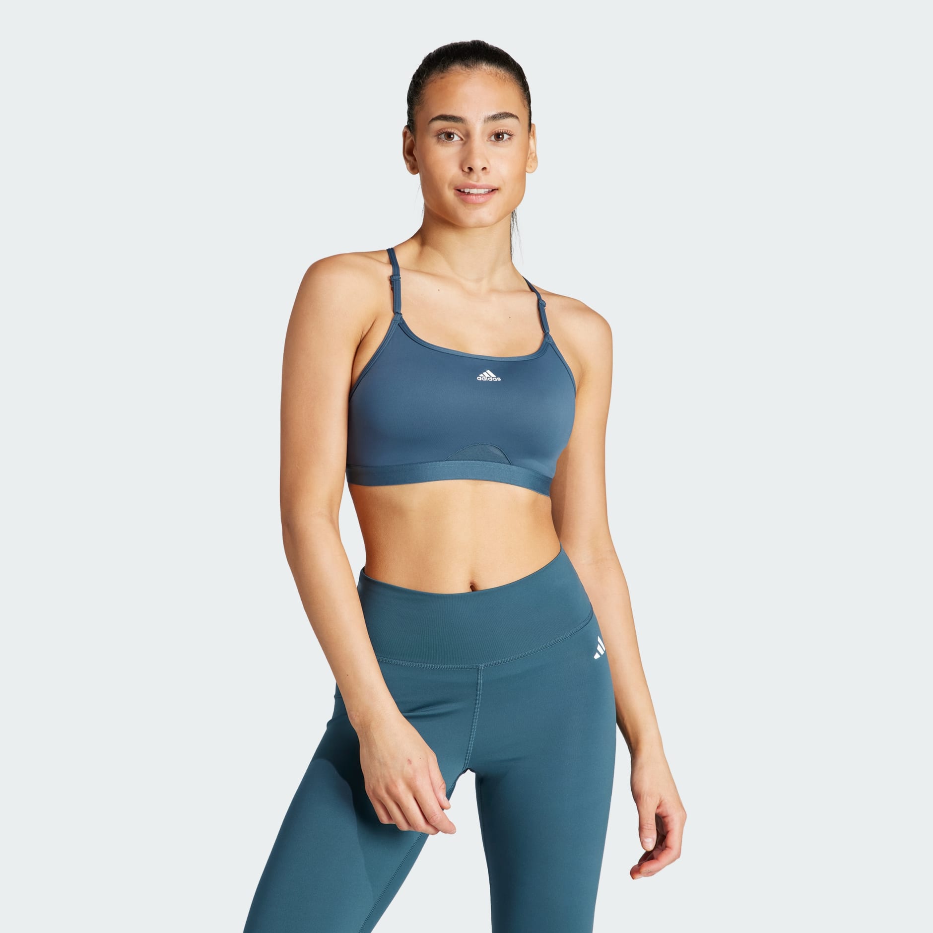 adidas Logo Ladies Sports Bra Fitness Gym Running Yoga Womens Racerback  Vest 