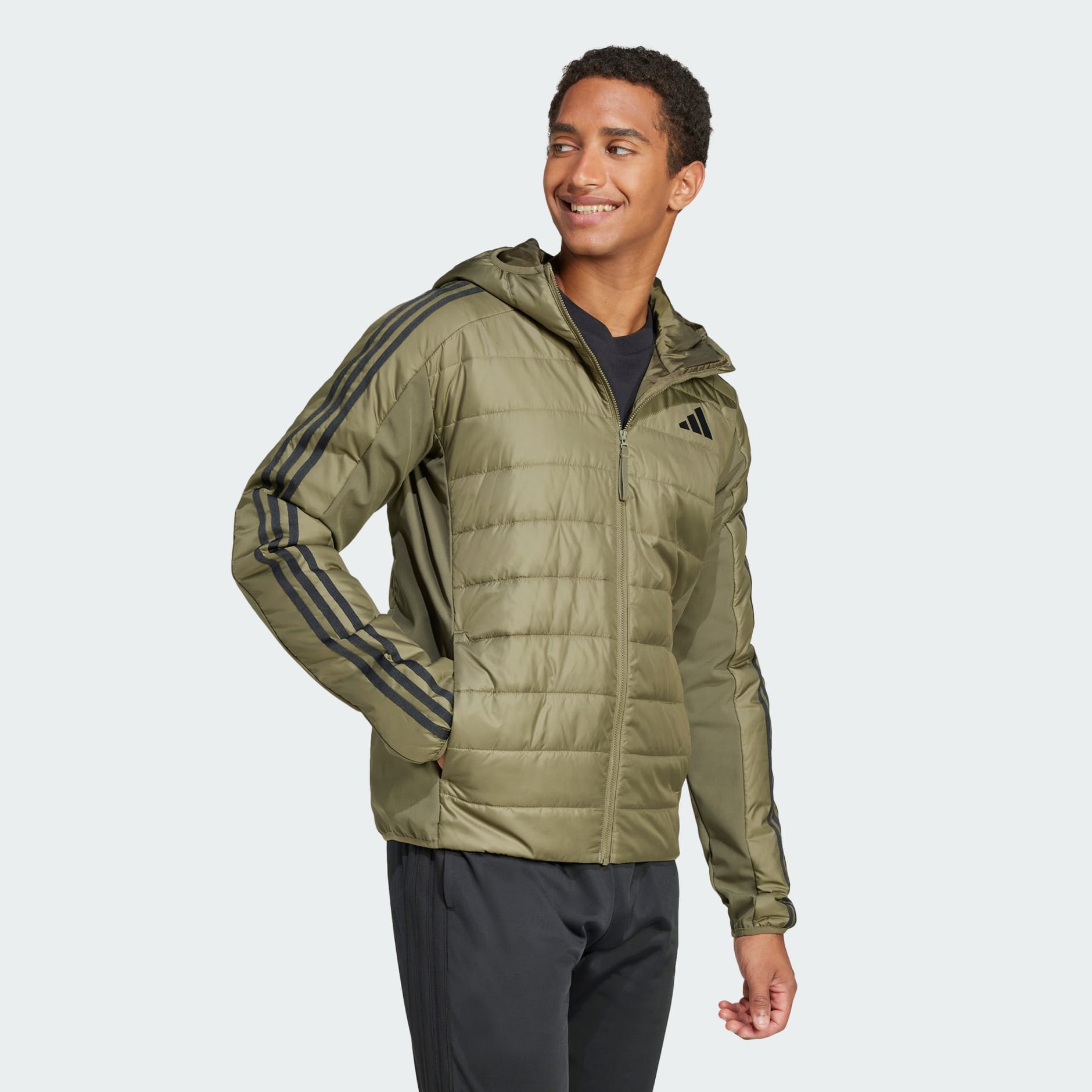 Essentials 3-Stripes Insulation Hybrid Jacket