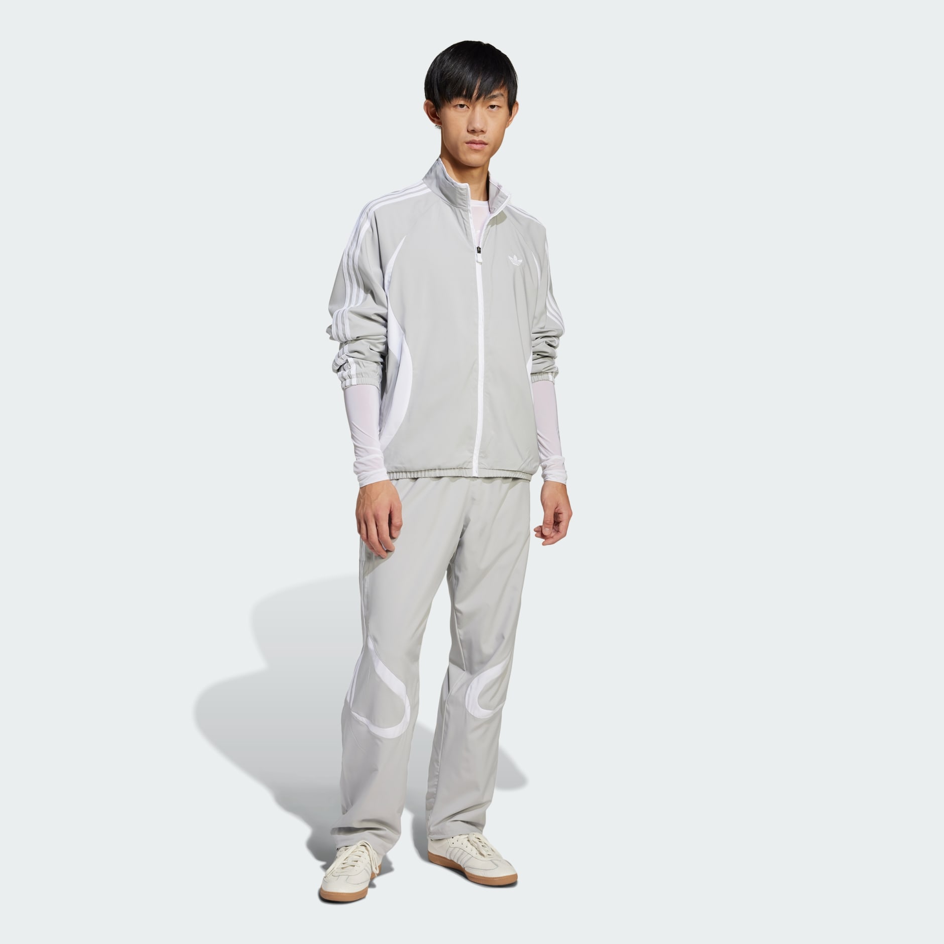 Clothing - Adicolor Teamgeist Track Top - Grey | adidas Oman