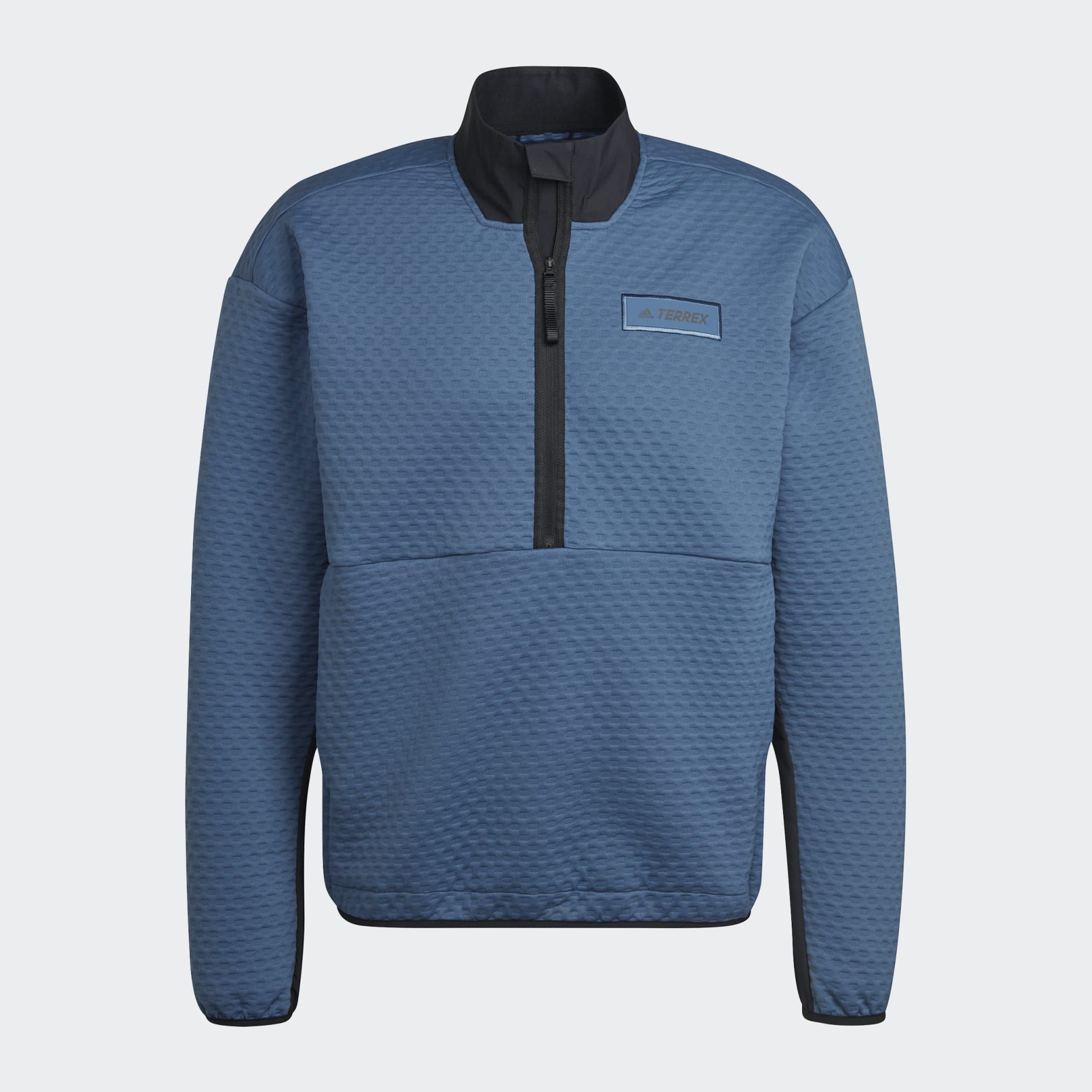 Clothing - Terrex Hike Half-Zip Fleece - Blue | adidas South Africa