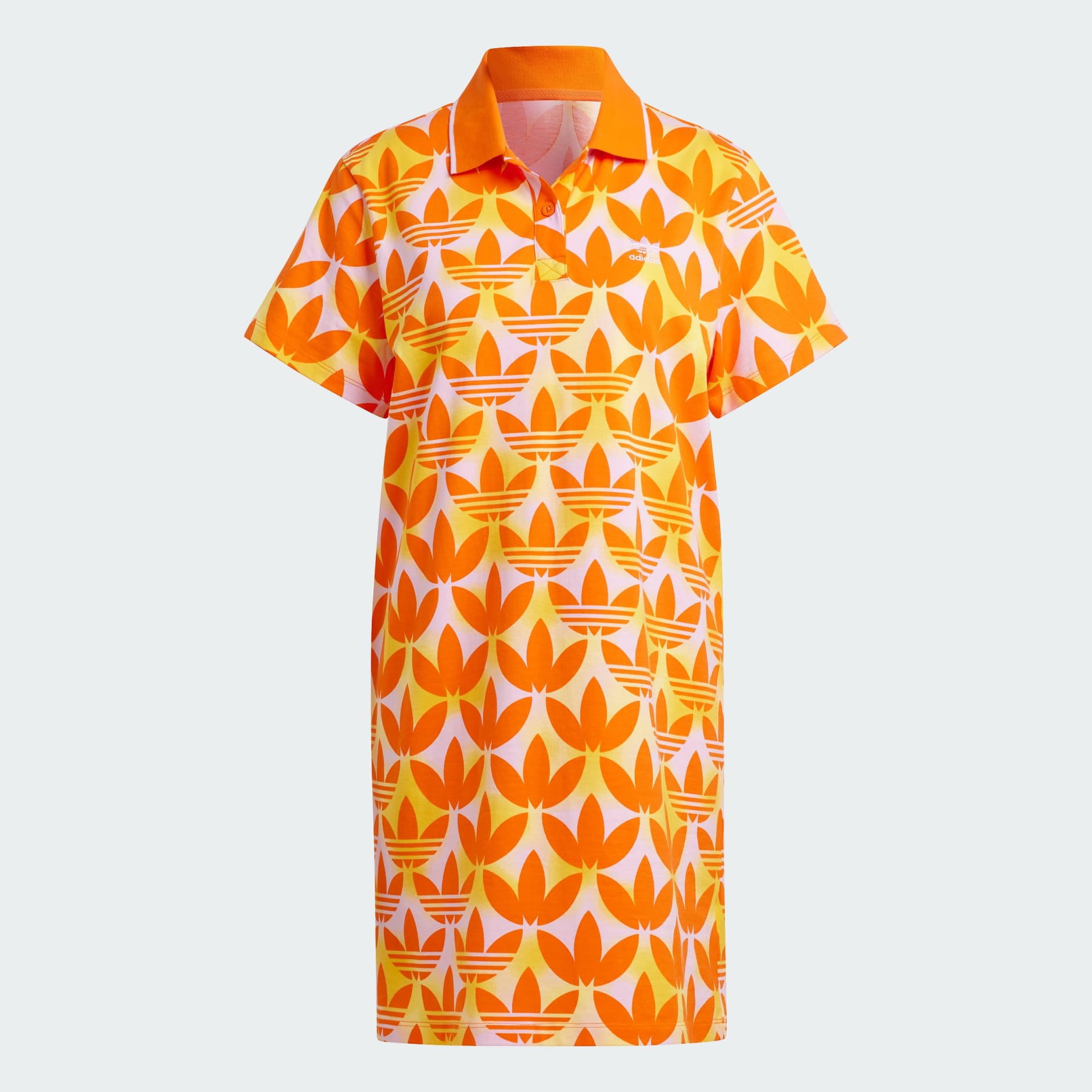 Orange discount polo dress