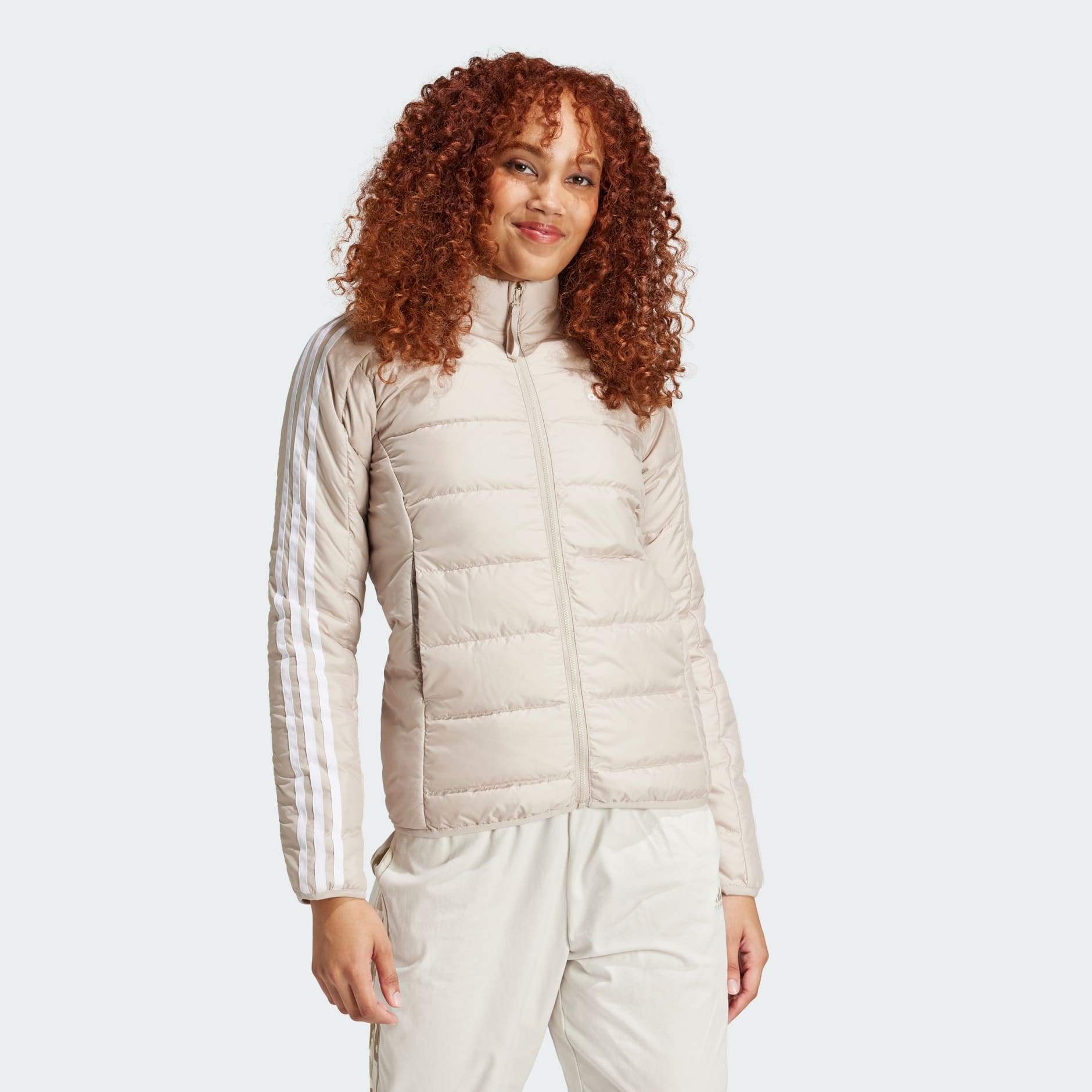 Essentials 3-Stripes Light Down Jacket