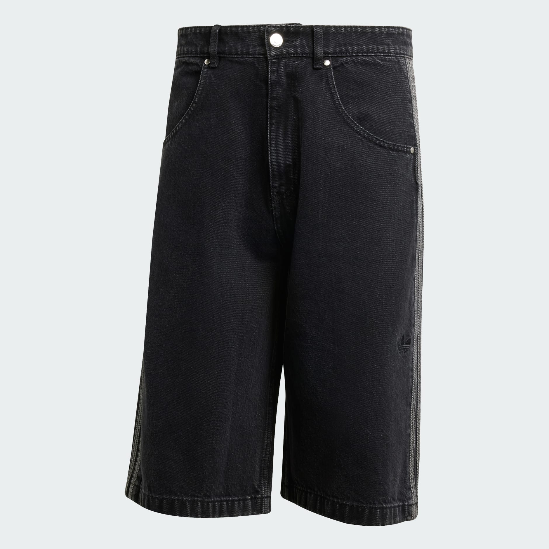 Adicolor Denim Firebird Shorts - Black | adidas Hong Kong