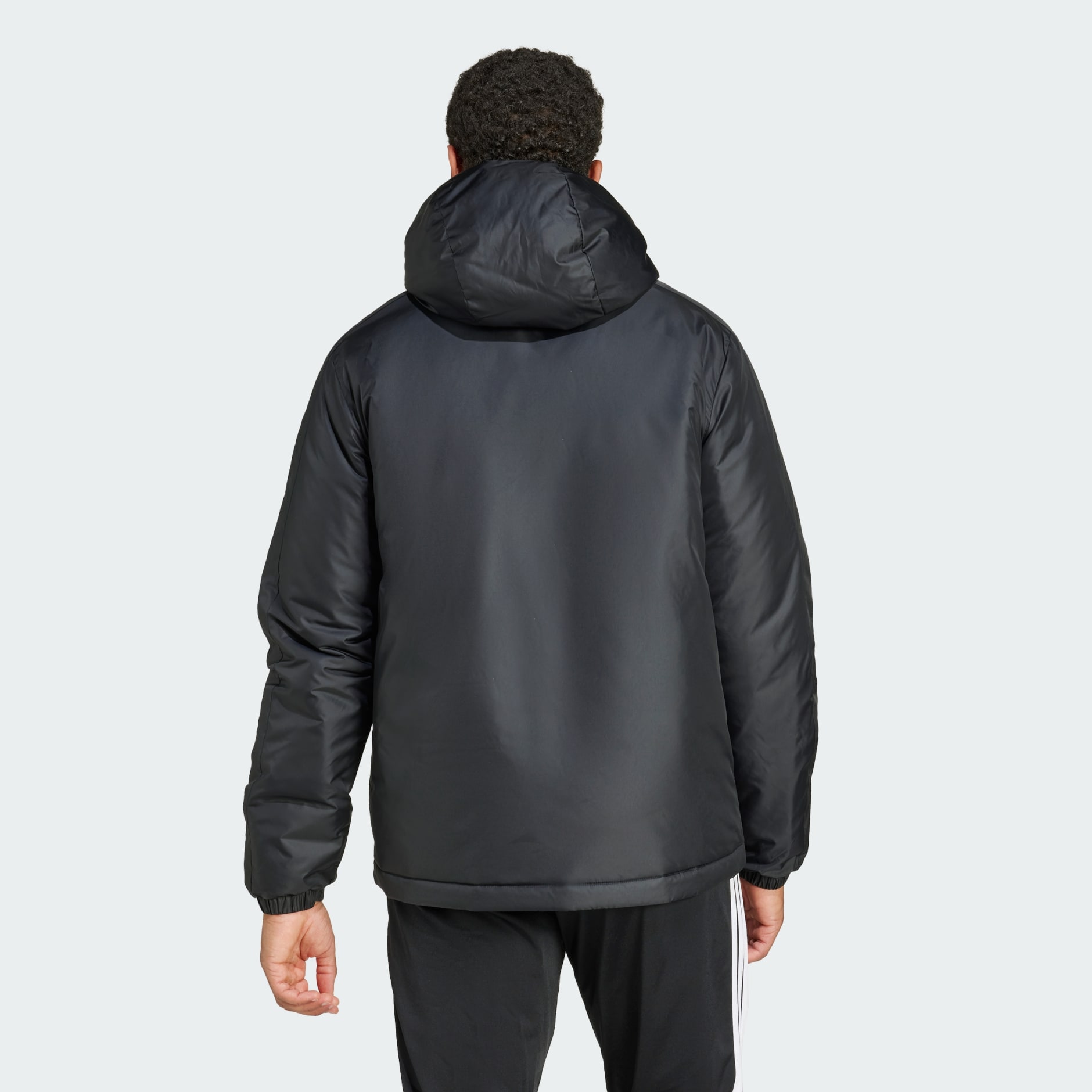 Essentials 3-Stripes Insulation Hooded Jacket