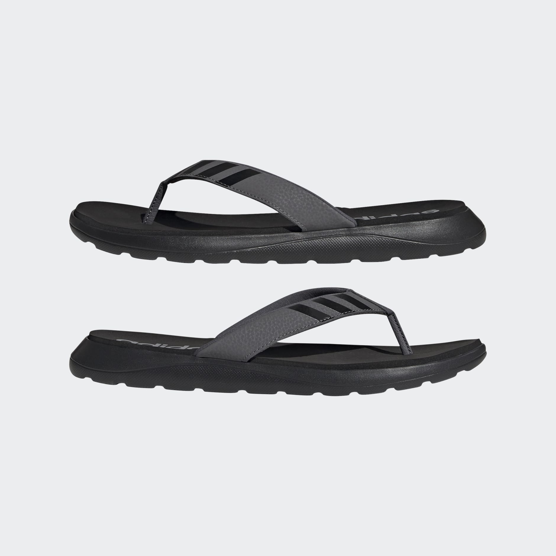 Men's Shoes - Comfort Flip-Flops - Black | adidas Arabia