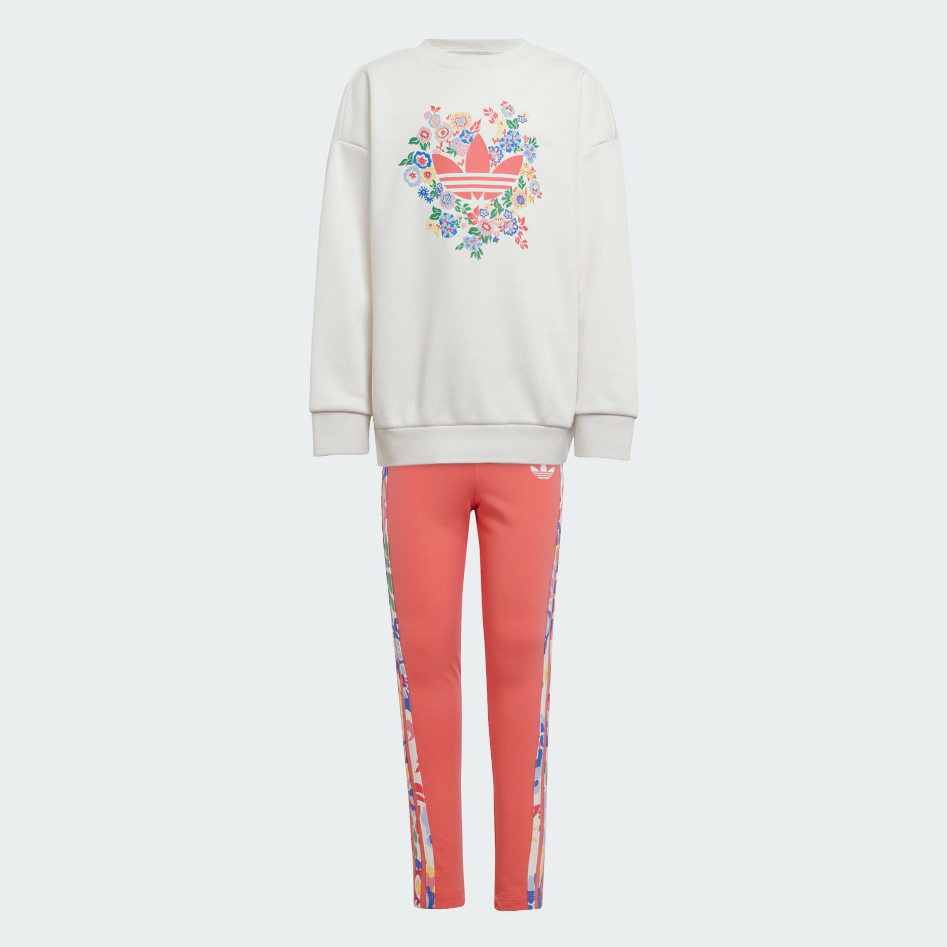 Set cu colanți adidas Originals x Liberty London pentru copii