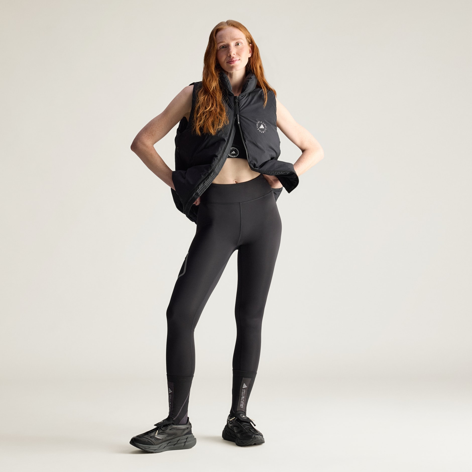 Vestă căptușită adidas Stella McCartney