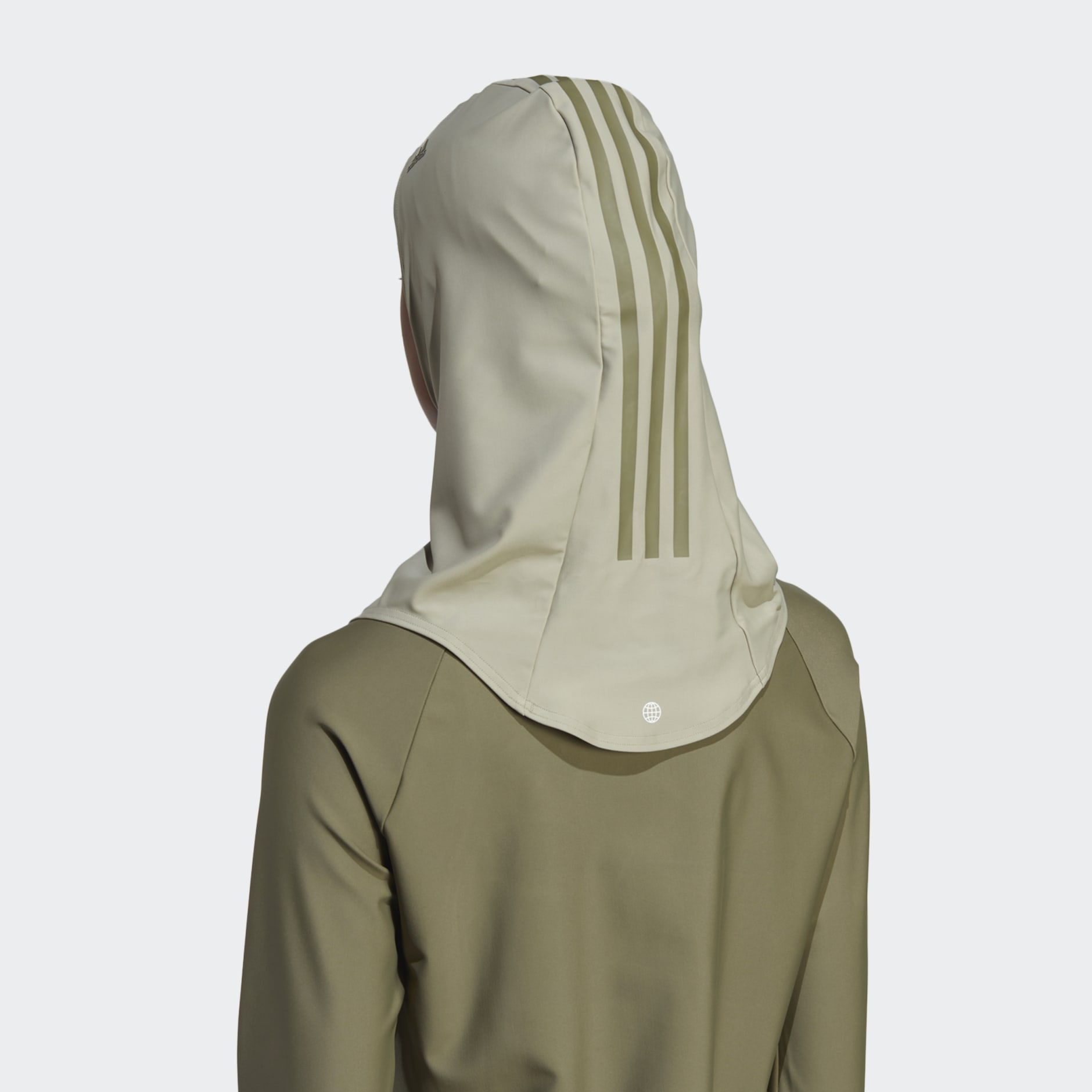 adidas 3Stripes Swim Hijab Green adidas UAE