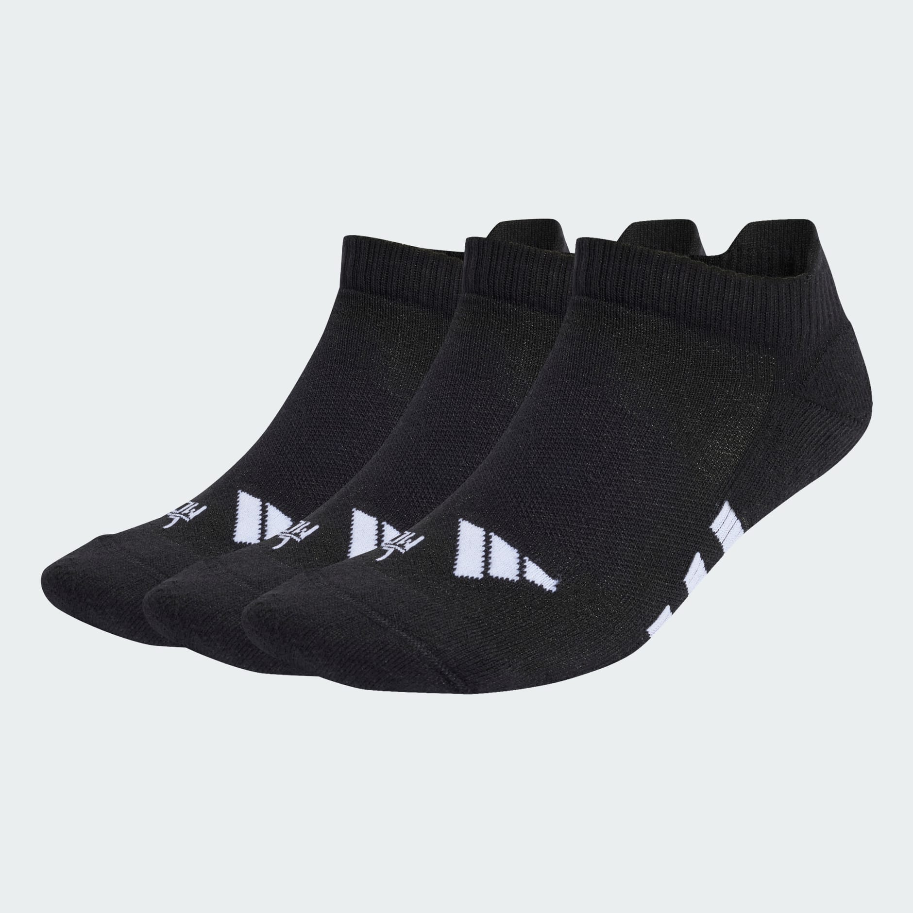 Accessories - Performance Cushioned Low Socks 3 Pairs - Black | adidas ...