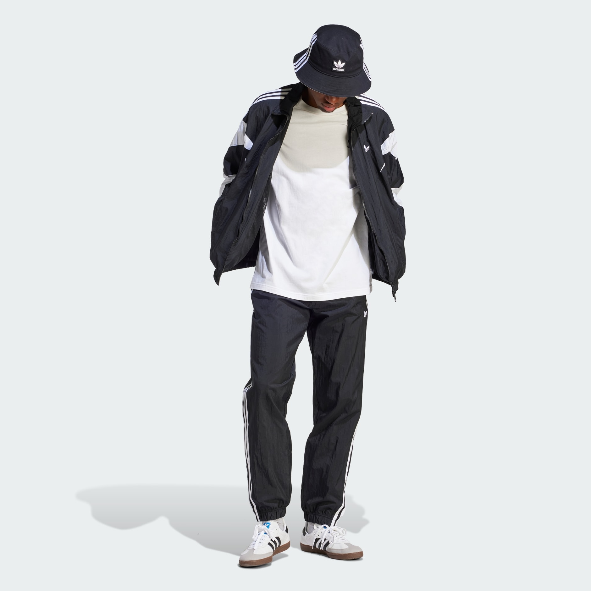 Oman Jacket Black adidas adidas Woven Clothing - - Men\'s Track Rekive |