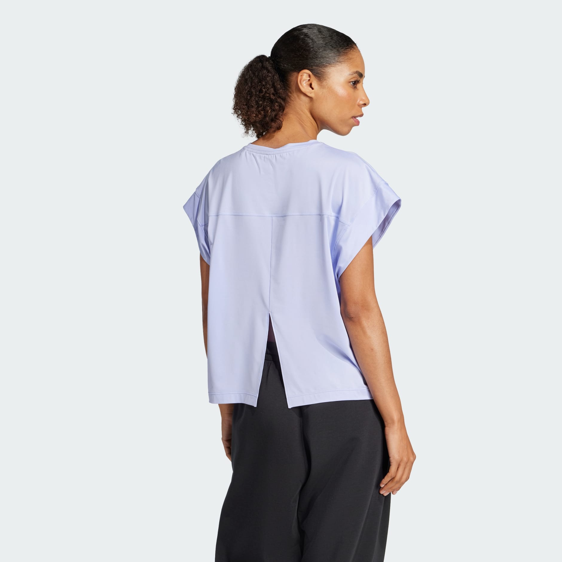 adidas Yoga Tee - Purple | adidas IQ adidas Yoga Tee - Purple | adidas IQ