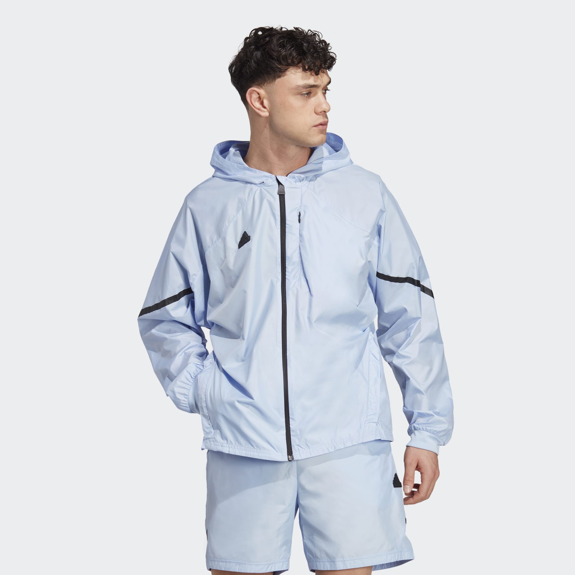 Adidas full best sale zip track top