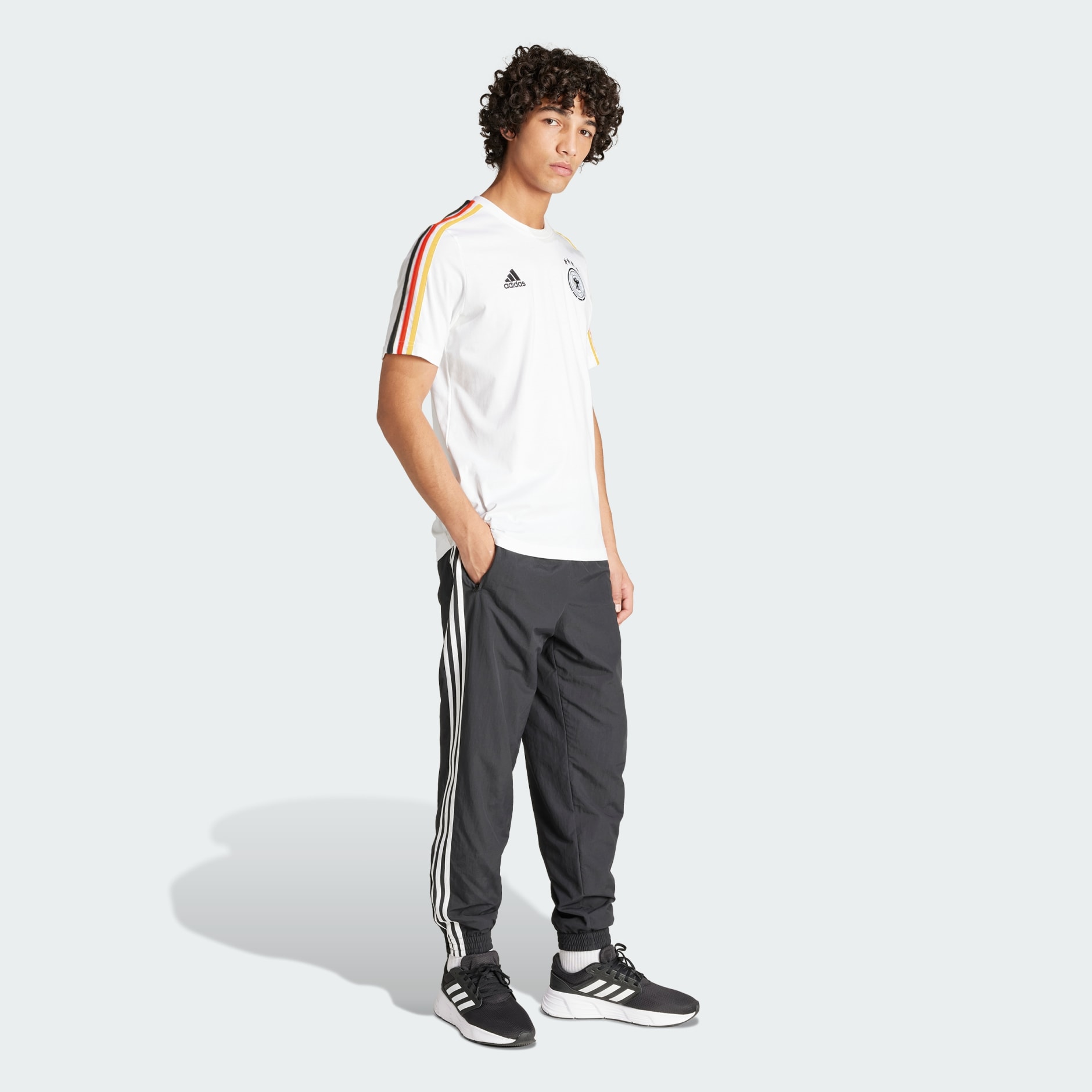 Men's Clothing - Germany DNA 3-Stripes Tee - White | adidas Saudi 