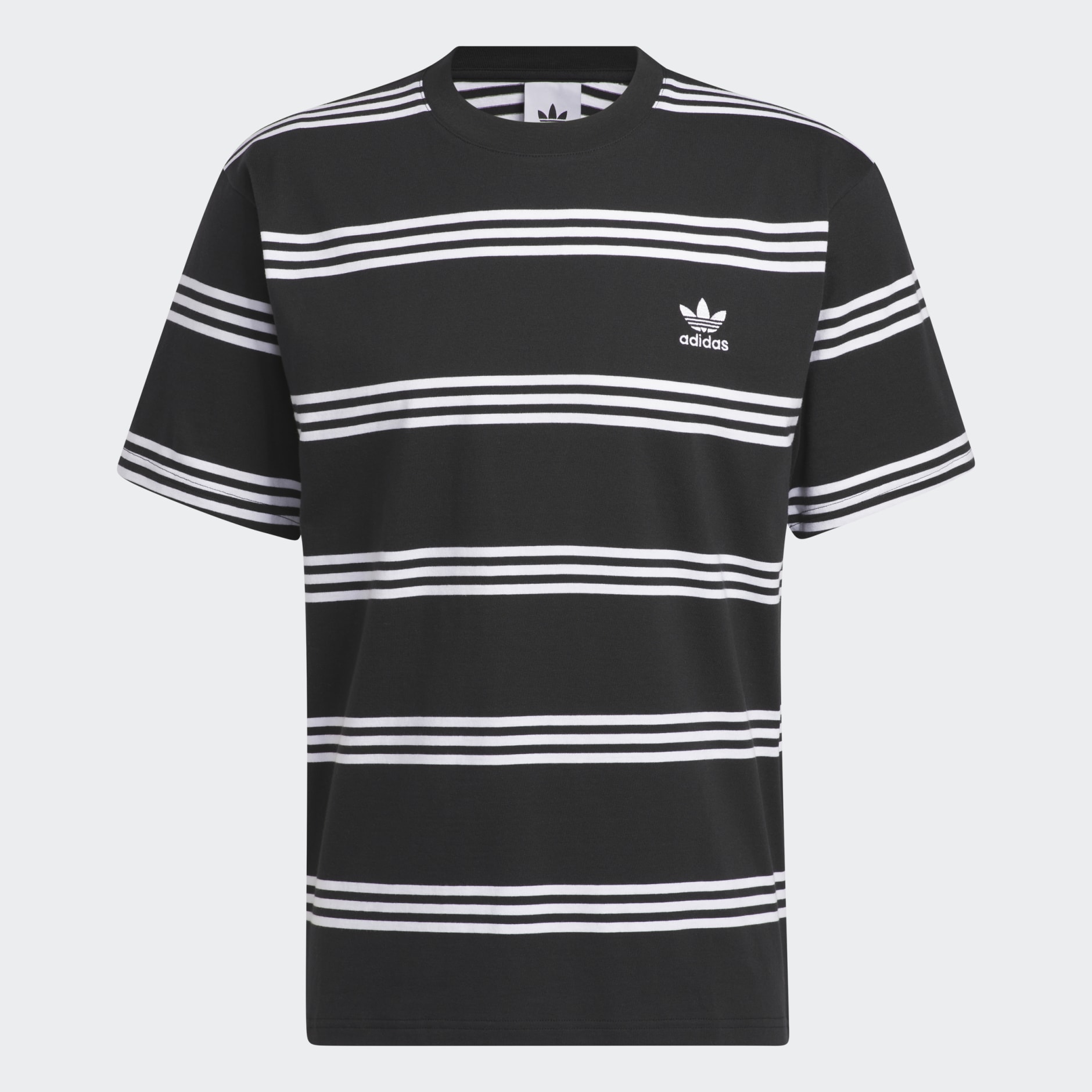 Men's Clothing - Engineered 3-Stripes Tee - Black | adidas Oman