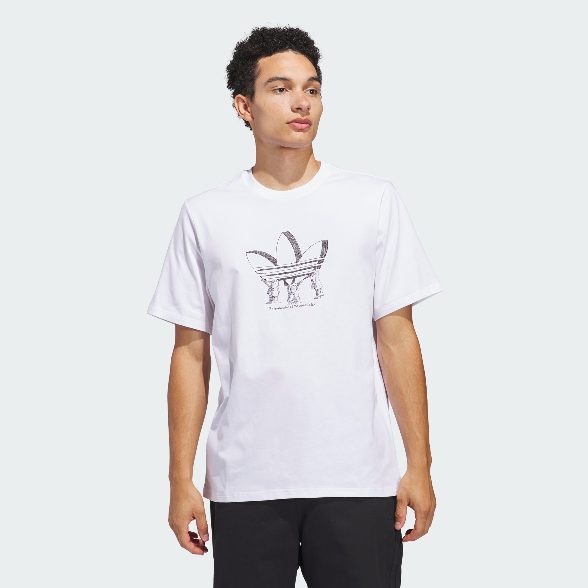 Clothing - Trefoil Lift Tee (Gender Neutral) - White | adidas