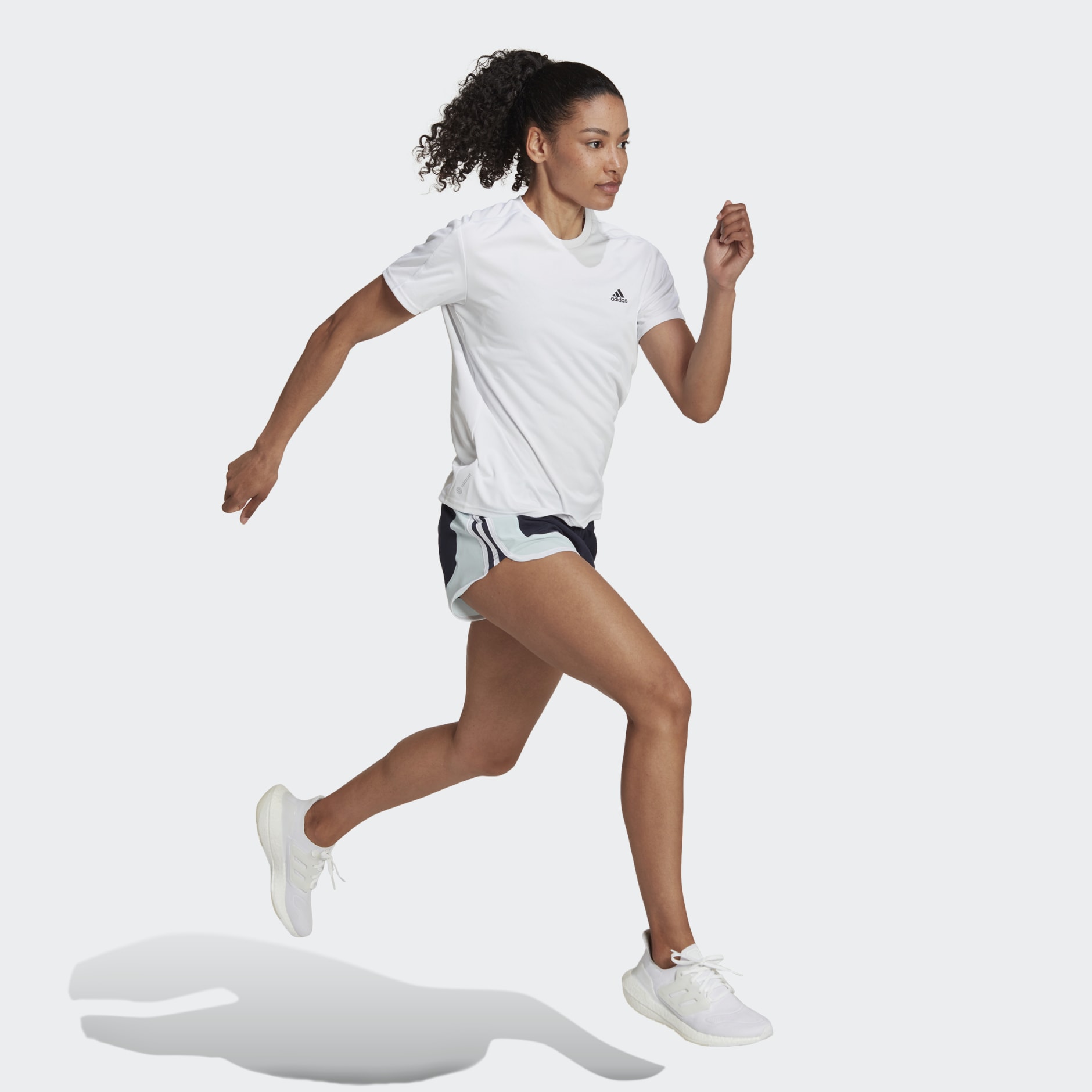 Clothing - Run It Running Tee - White | adidas South Africa