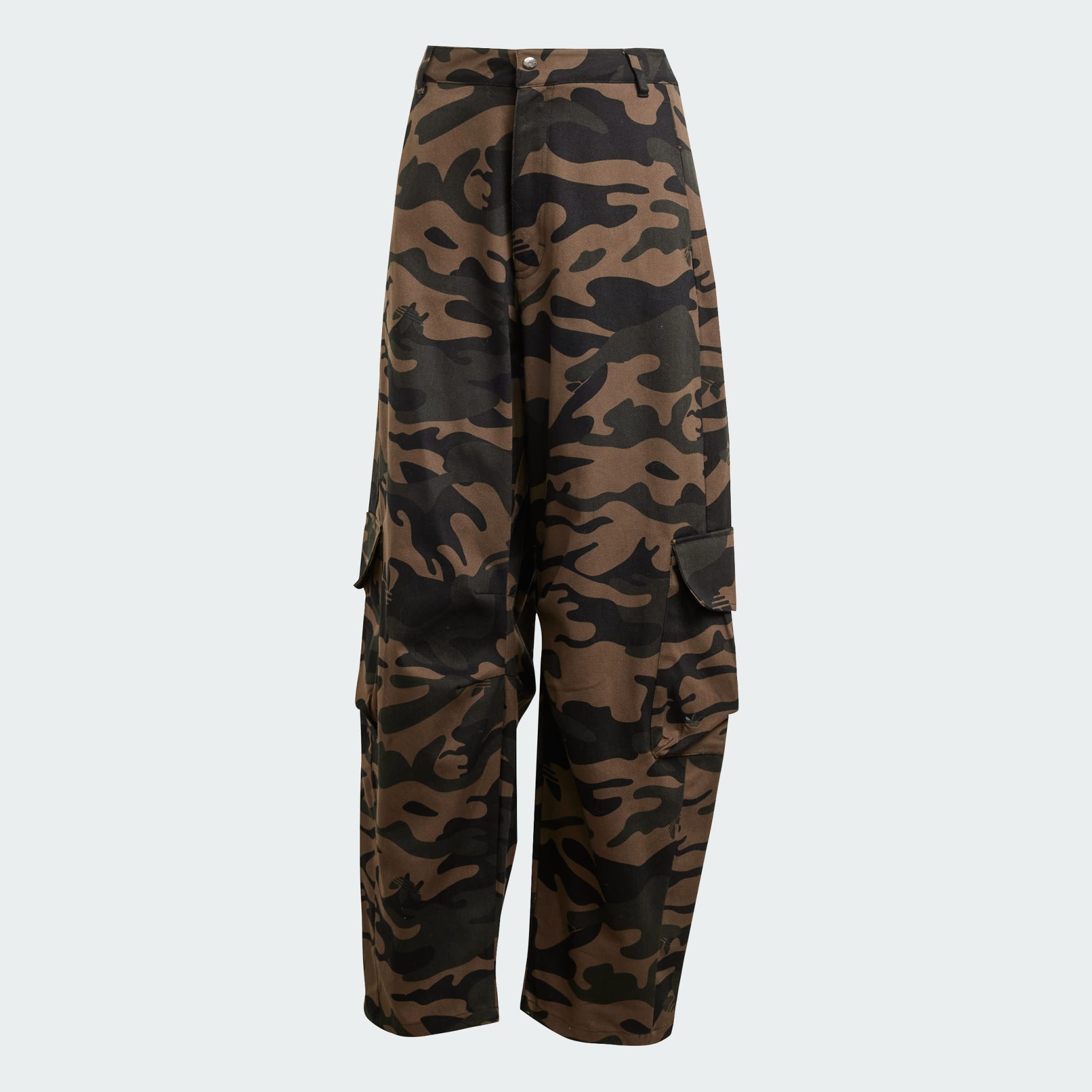 Camo Allover Print Cargo Pants