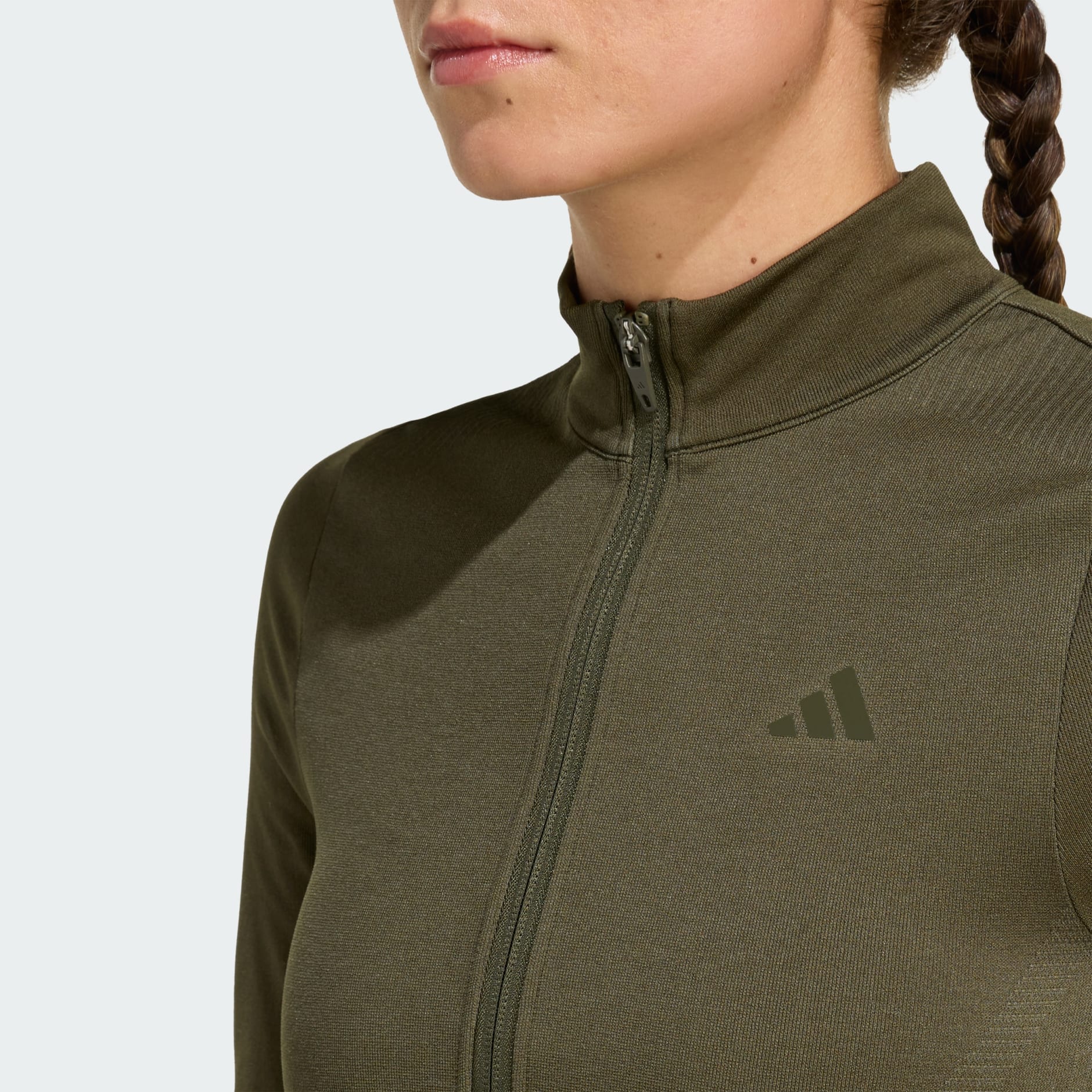 Jachetă de antrenament din tricot cu fermoar lung Essentials