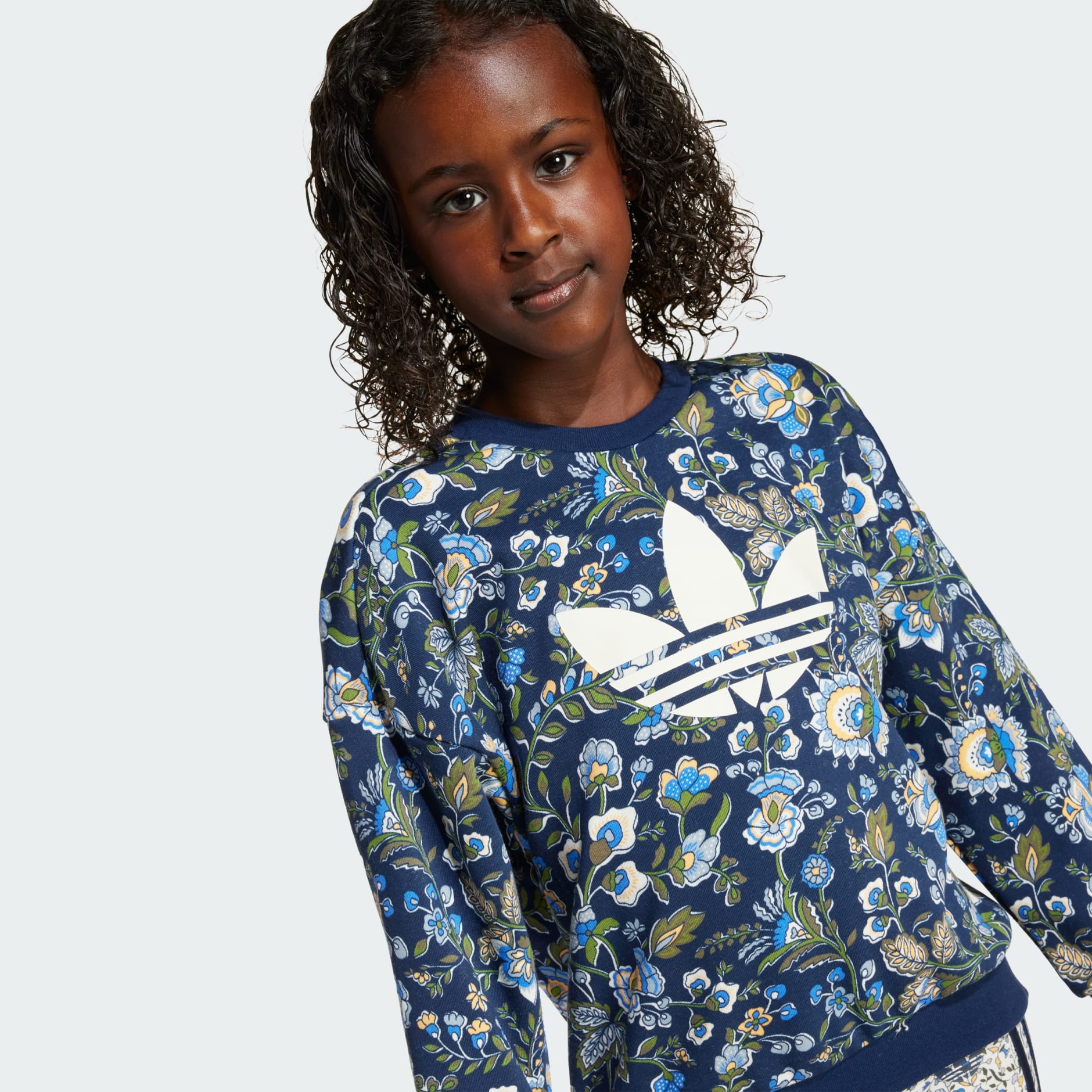 Dječji komplet majice i tajica adidas Originals X Liberty London Crew