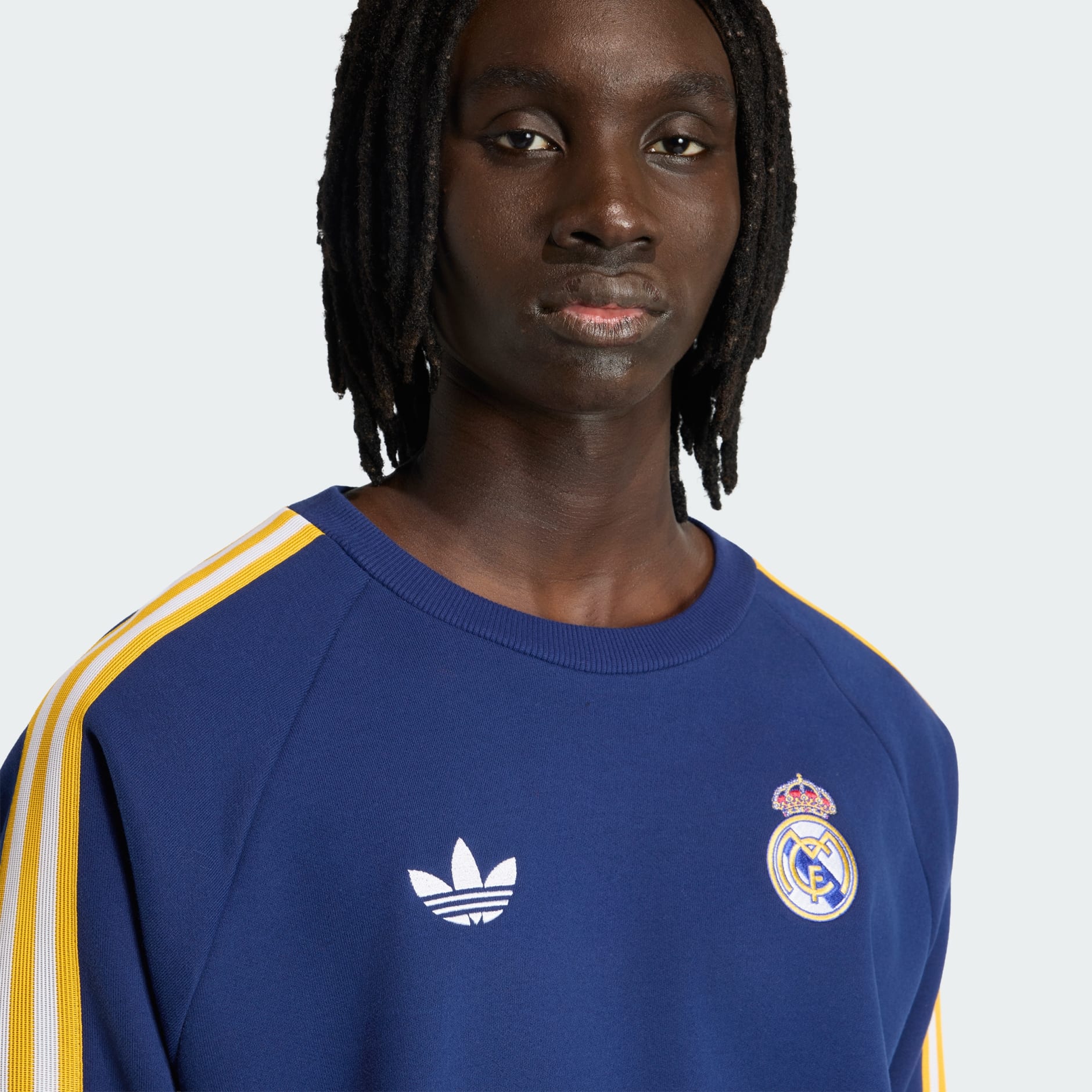 Bluză Cu Guler Rotund Real Madrid Originals