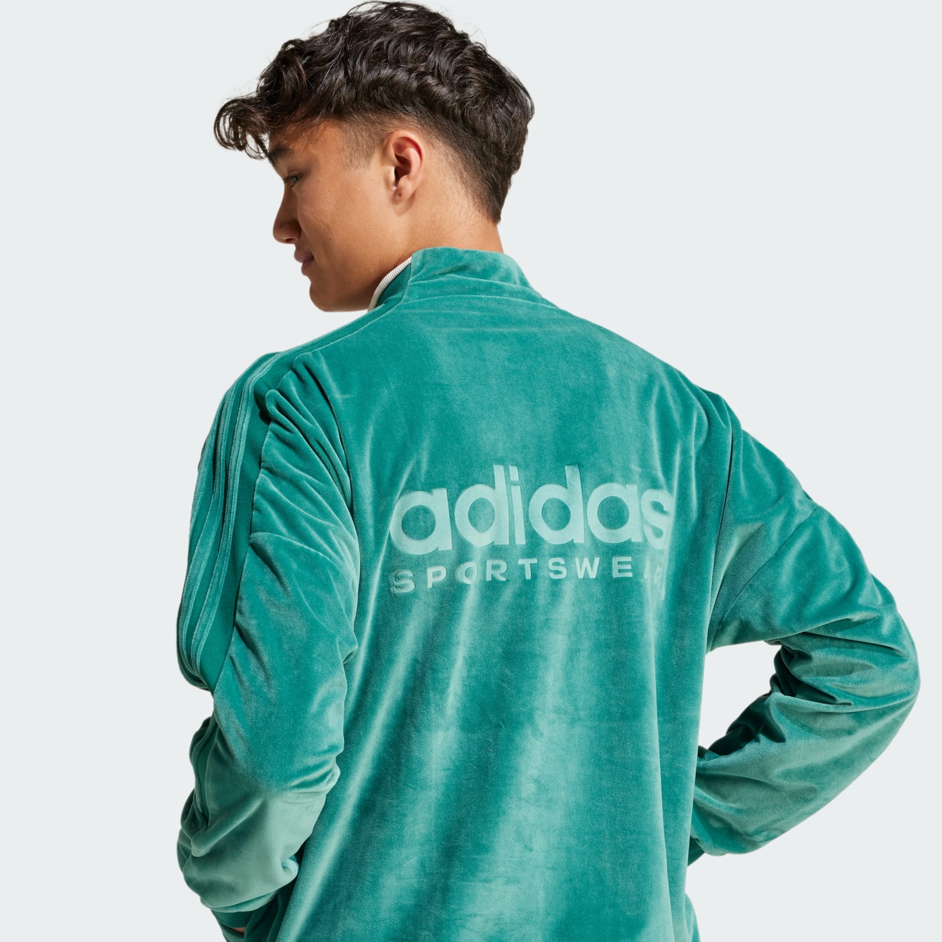 Adidas cozy half zip vapour steel online