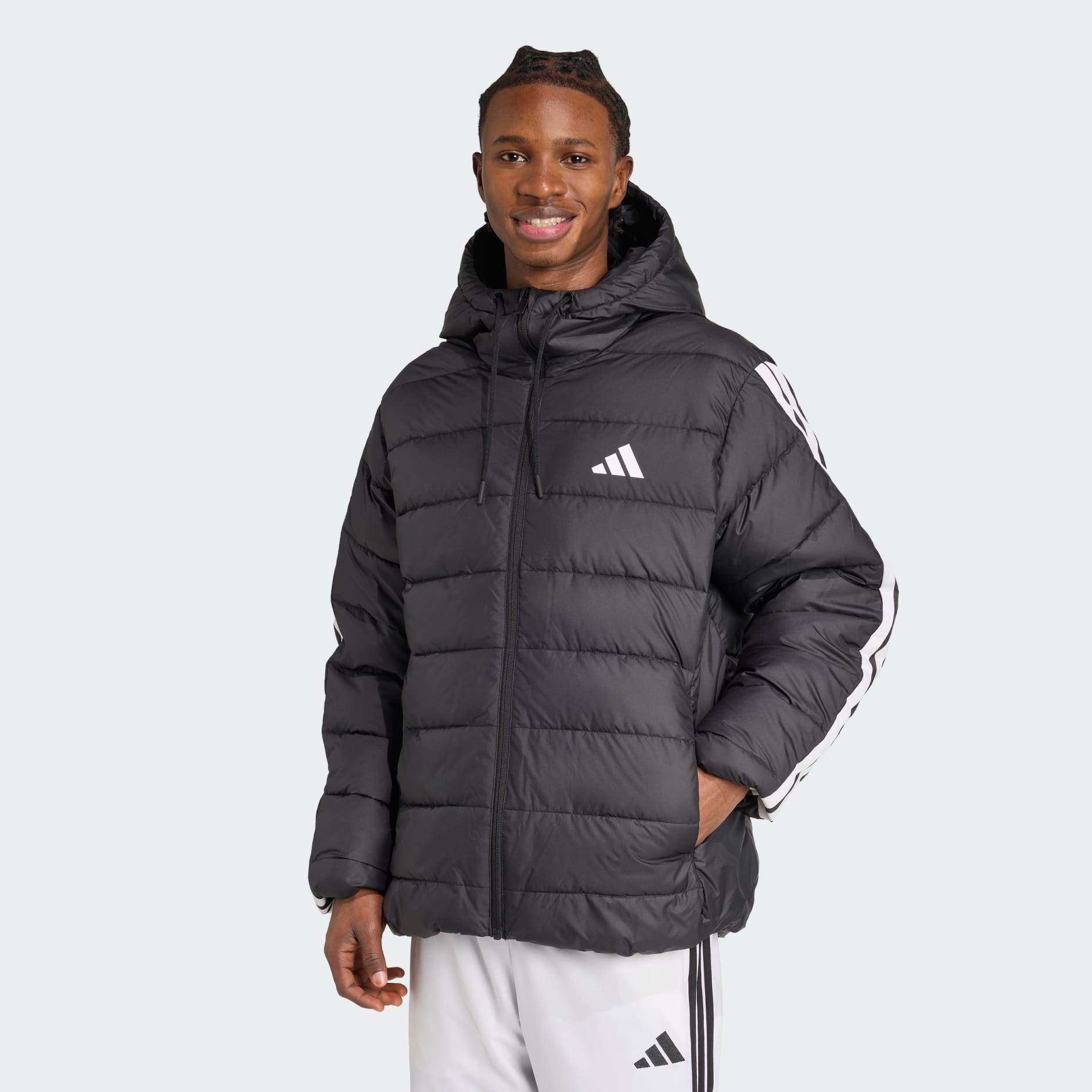 Essentials CLIMAWARM 3-Stripes Synthetic Down Jackets