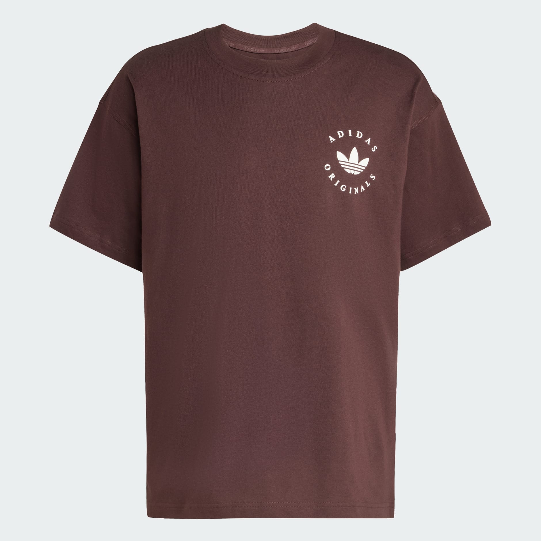 Curved adidas Trefoil Logo GFX Tee