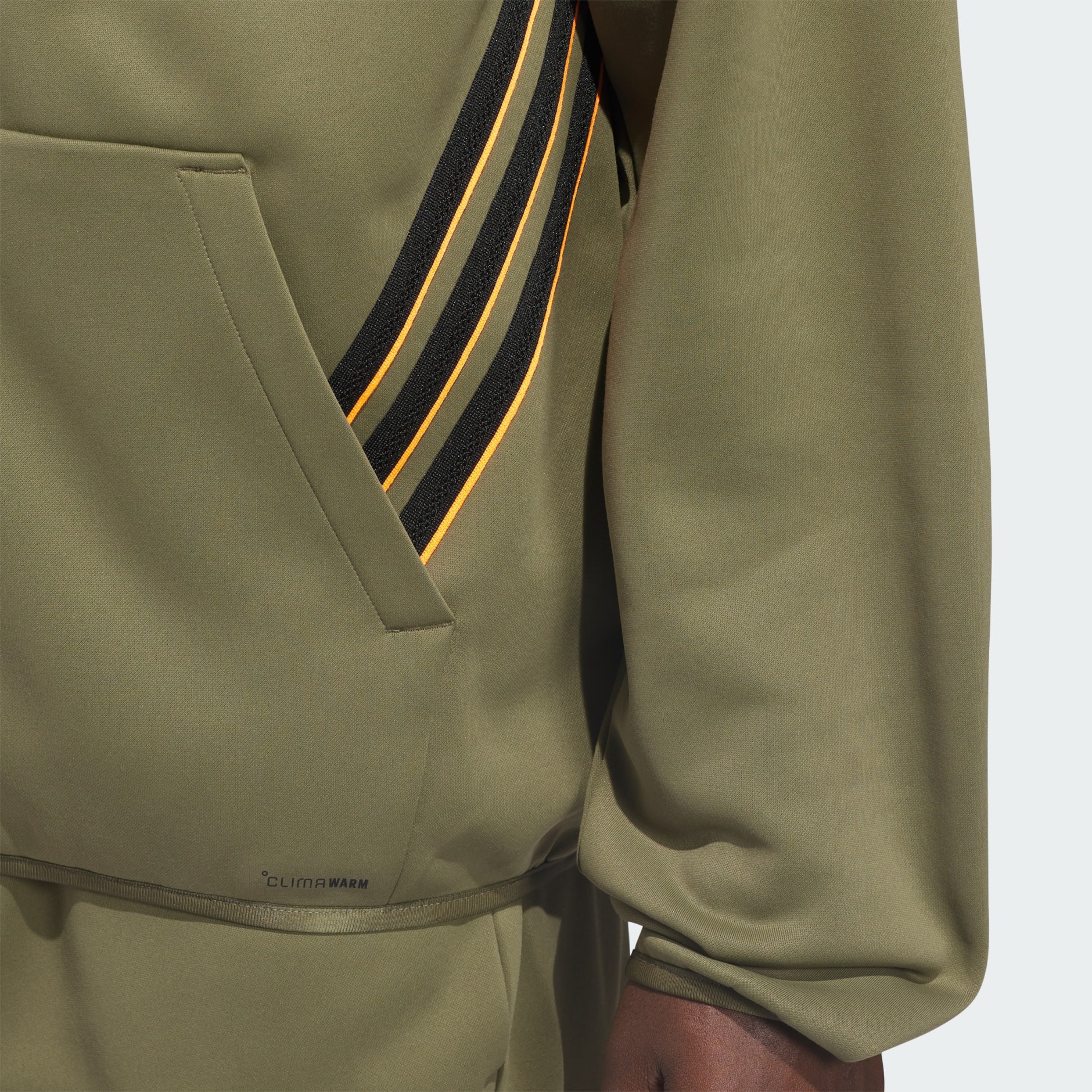 MAJICA S KAPULJAČOM I PATENTNIM ZATVARAČEM CIJELOM DULJINOM ADIDAS CRAZY WARM