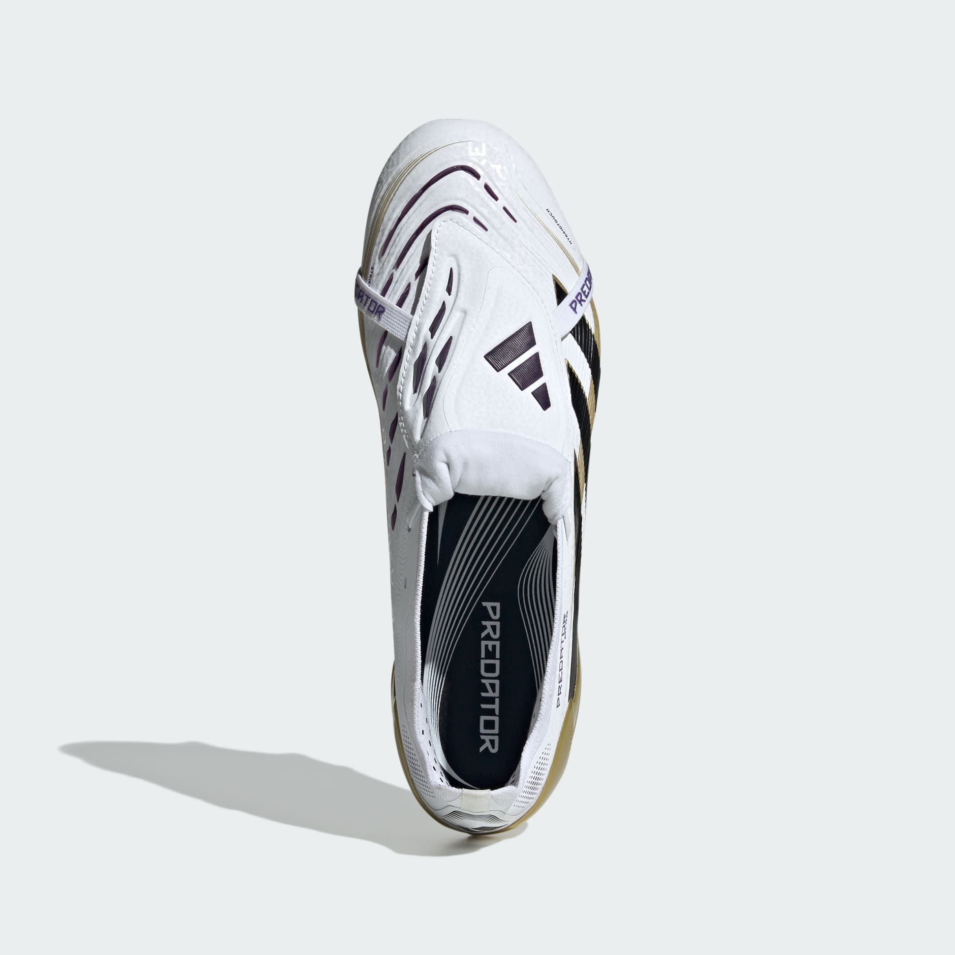 Ghete Predator Elite cu limbă pliabilă, pentru teren moale