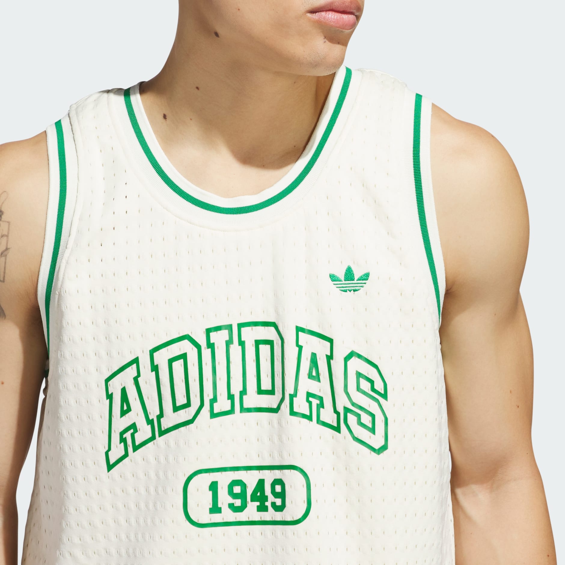 Clothing - Originals Basketball Jersey - Beige | adidas Oman