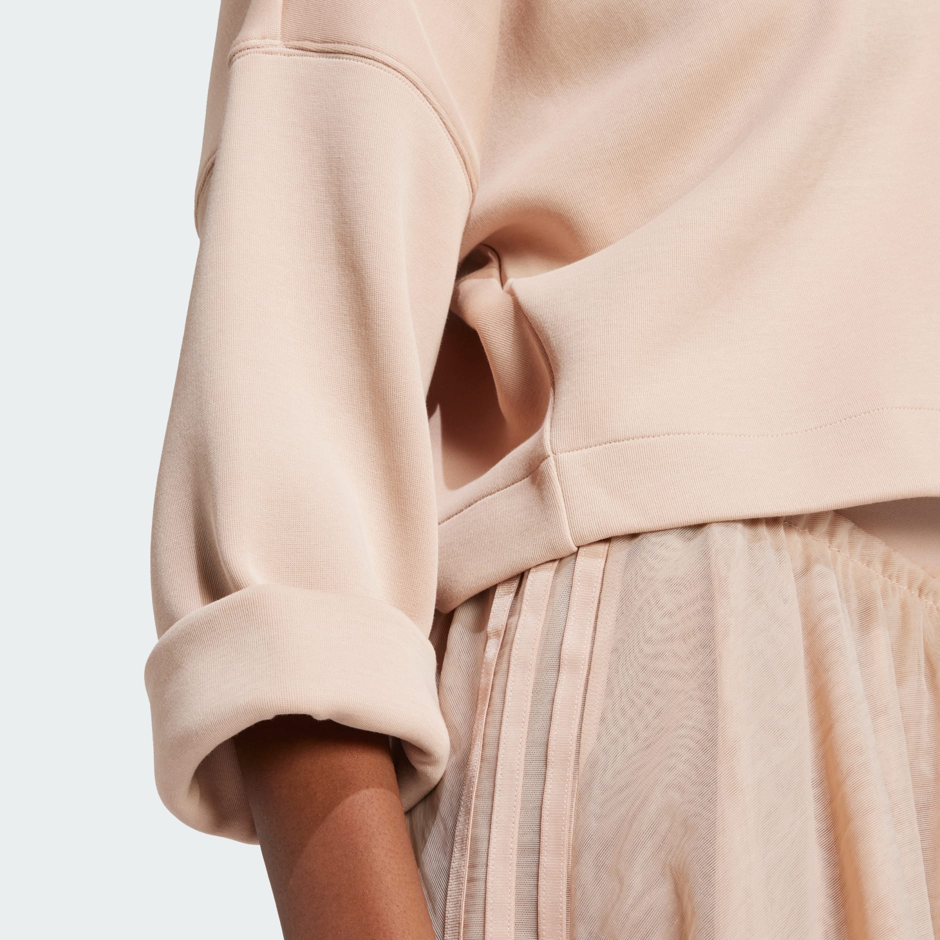 Deep V-Neck Sweatshirt