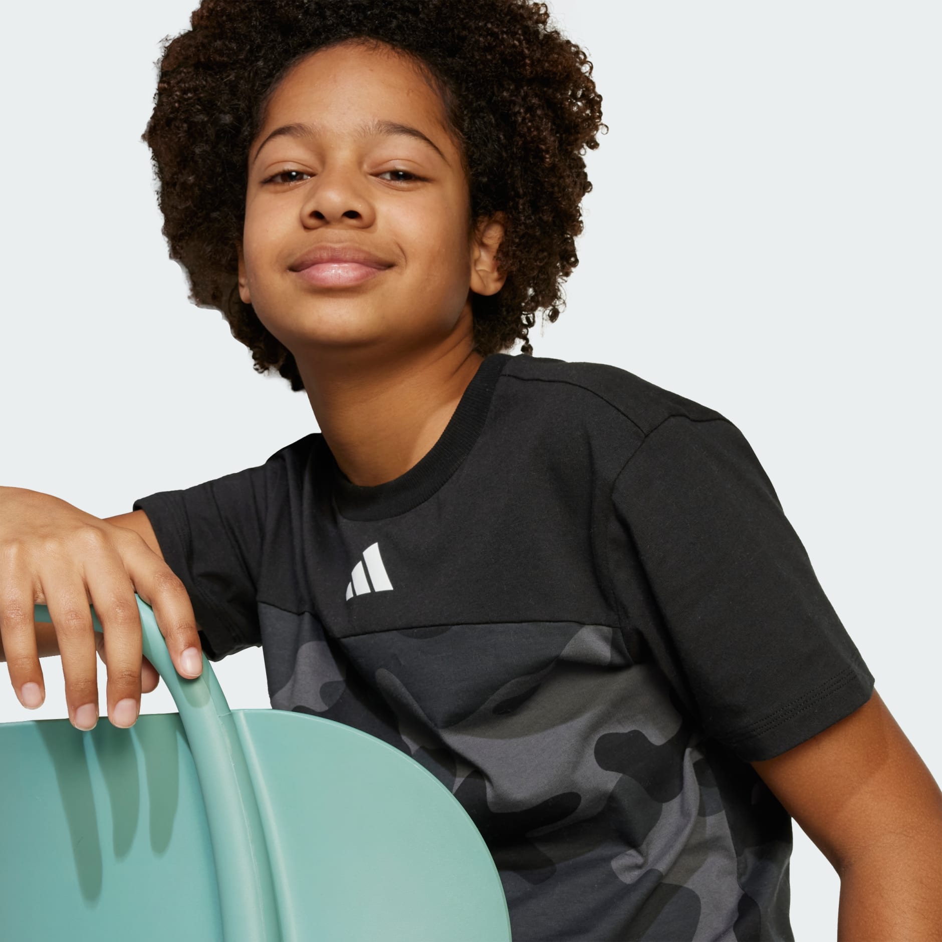 تيشيرت للأطفال Seasonal Essentials Camo Cotton