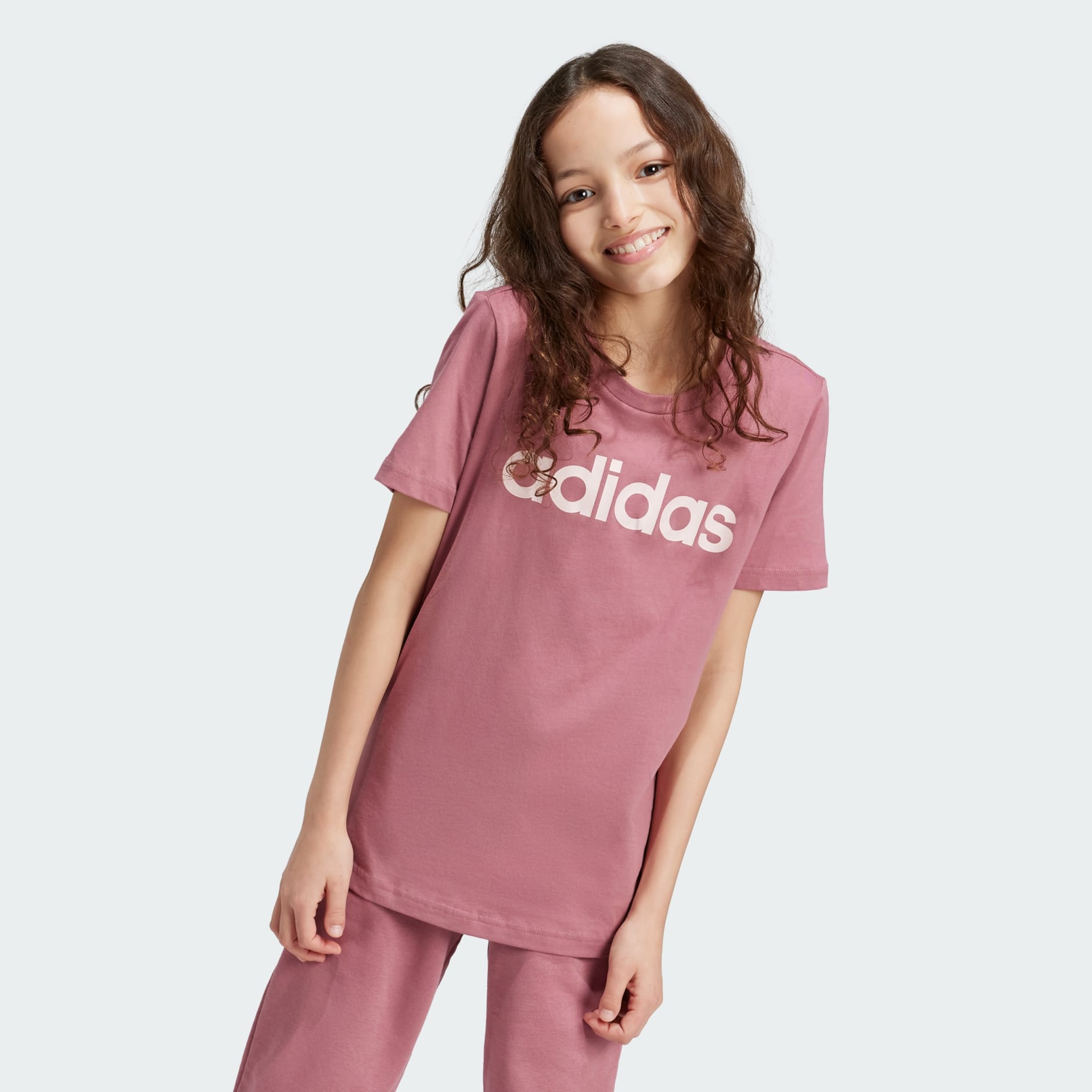 Essentials Linear Logo Cotton Slim Fit Tee