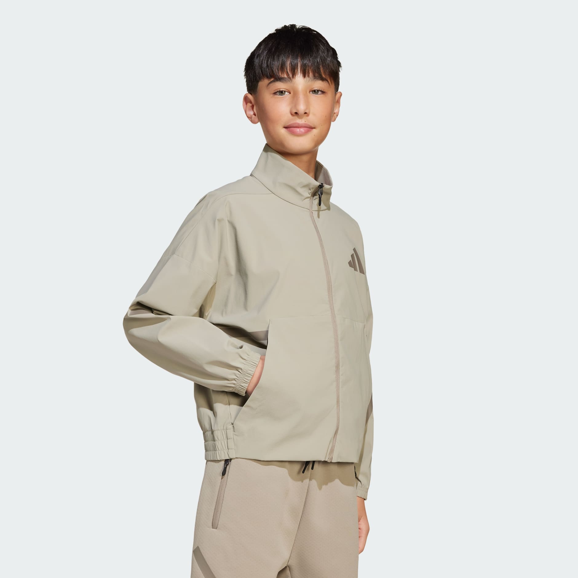 adidas Z.N.E. Woven Track Jacket Kids - Beige | adidas UAE