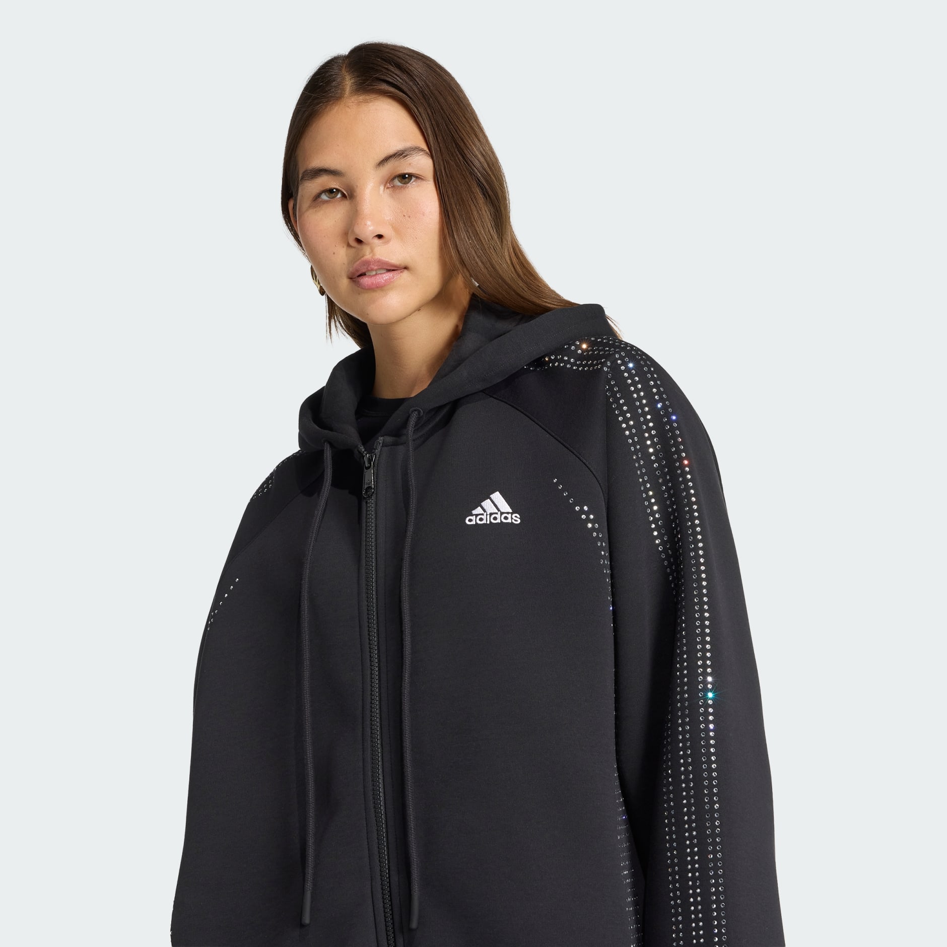 TEAMGEIST RHINESTONE TRACK TOP