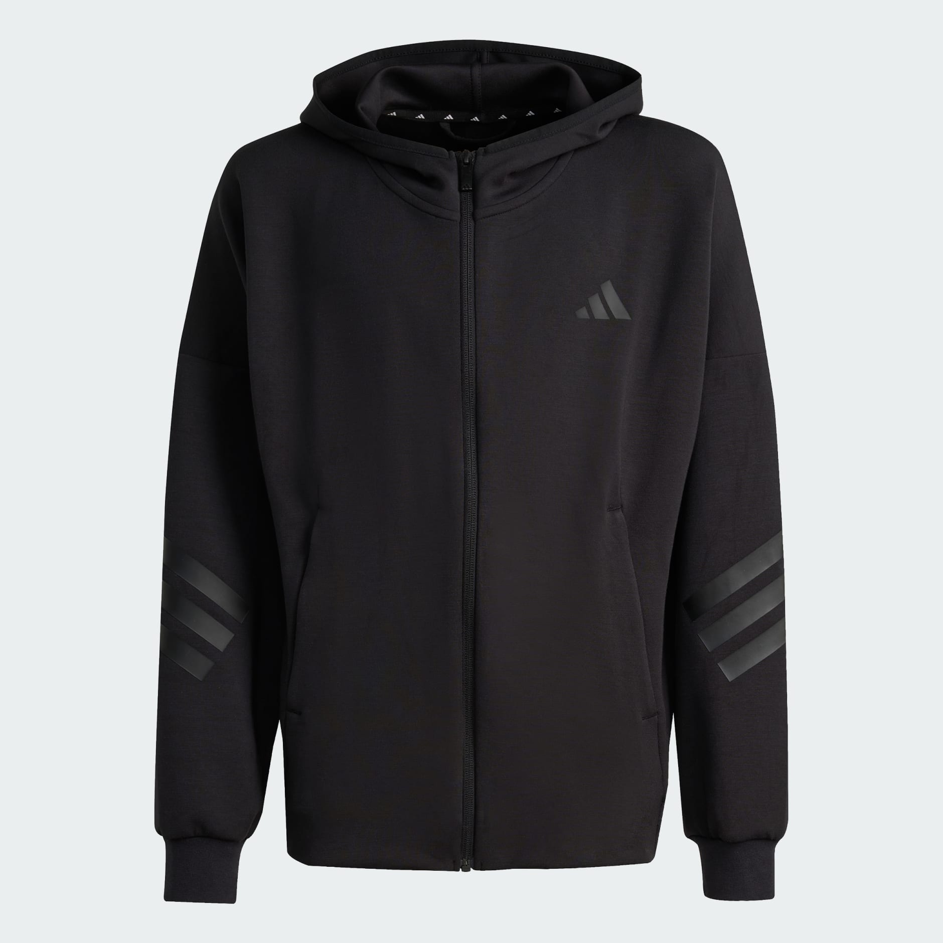 جاكيت بقبعة FUTURE ICONS 3 STRIPES FULL ZIP