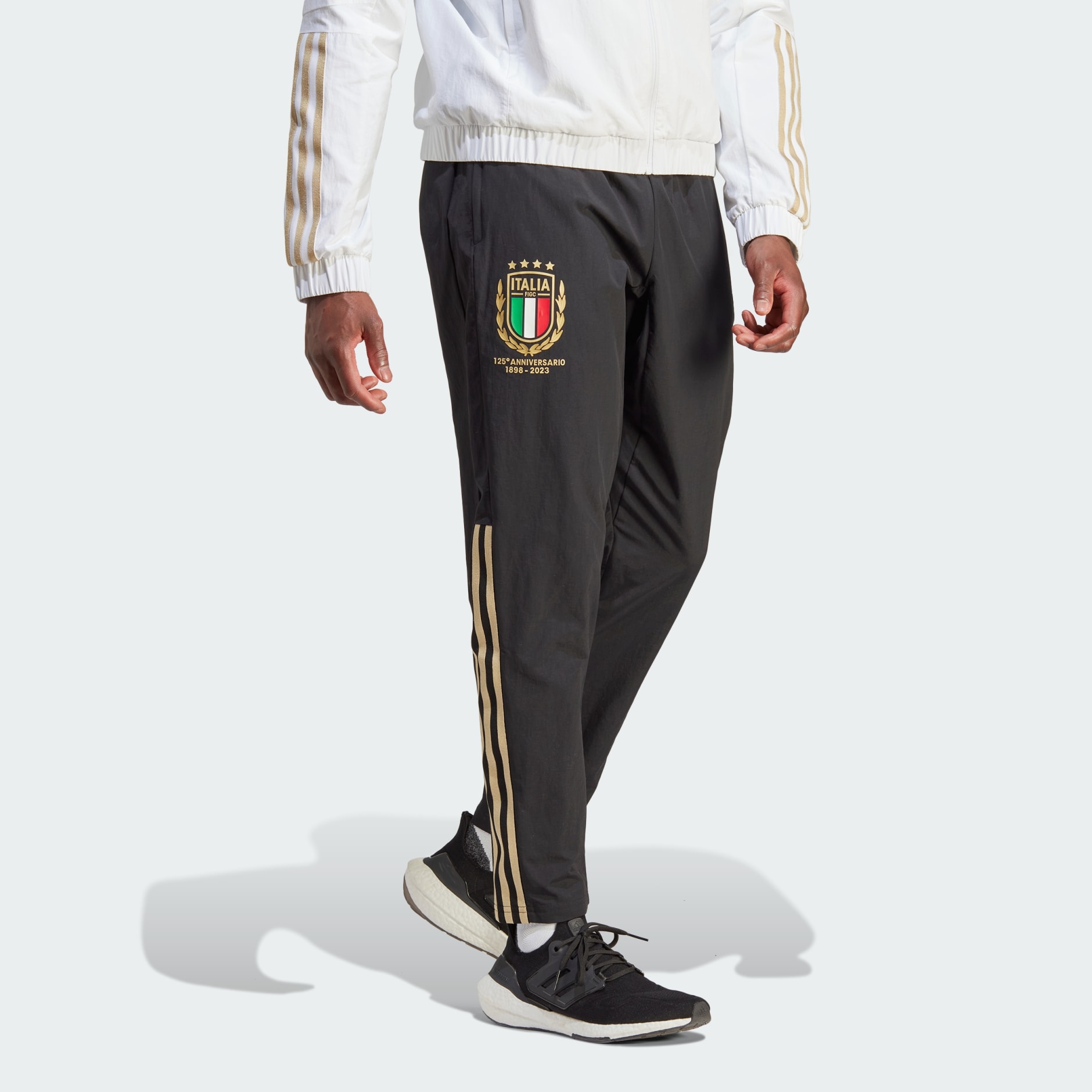 strijd Overblijvend sieraden Men's Clothing - Italy 125th Anniversary Pants - Black | adidas Oman