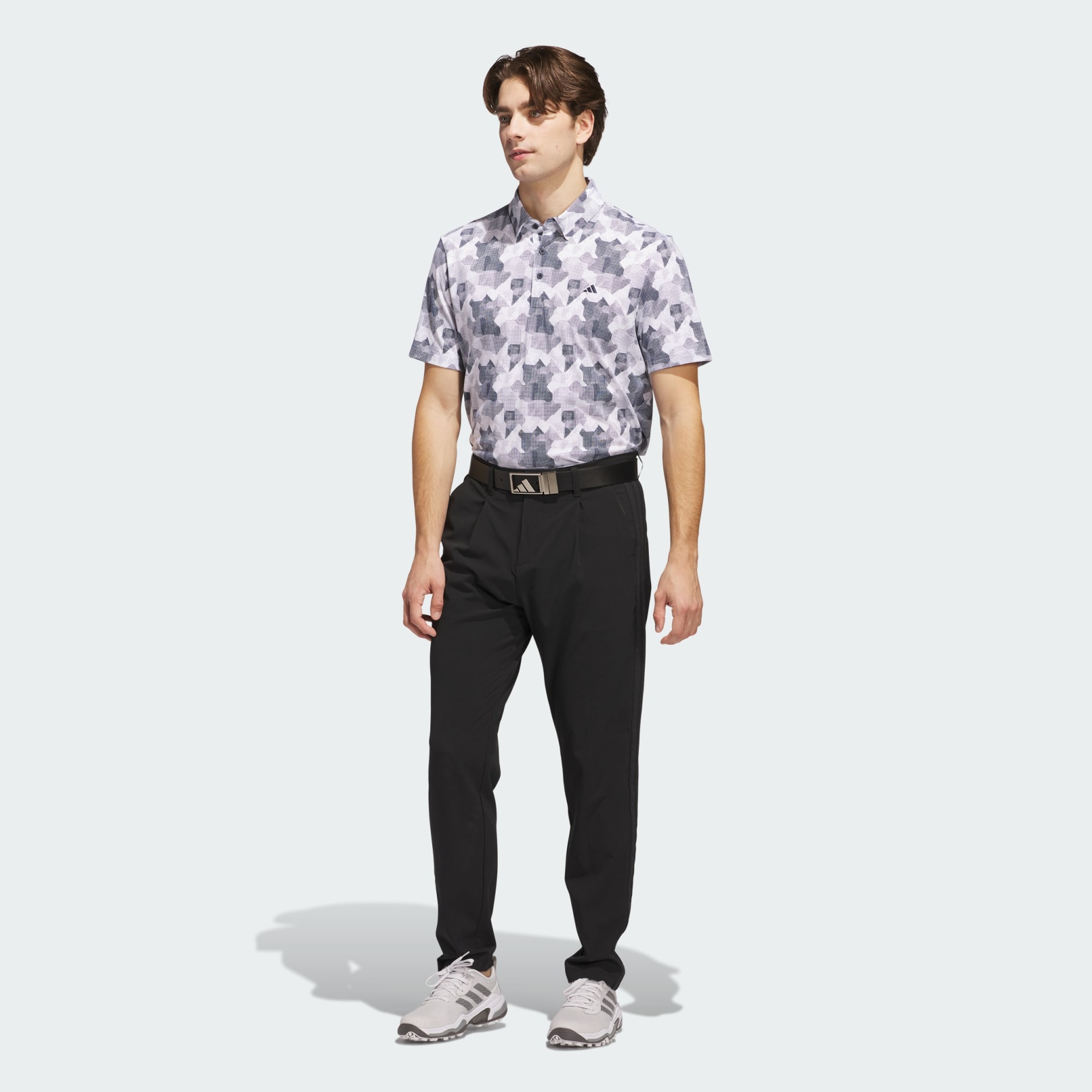 Clothing - Go-To Printed Polo Shirt - White | adidas Oman