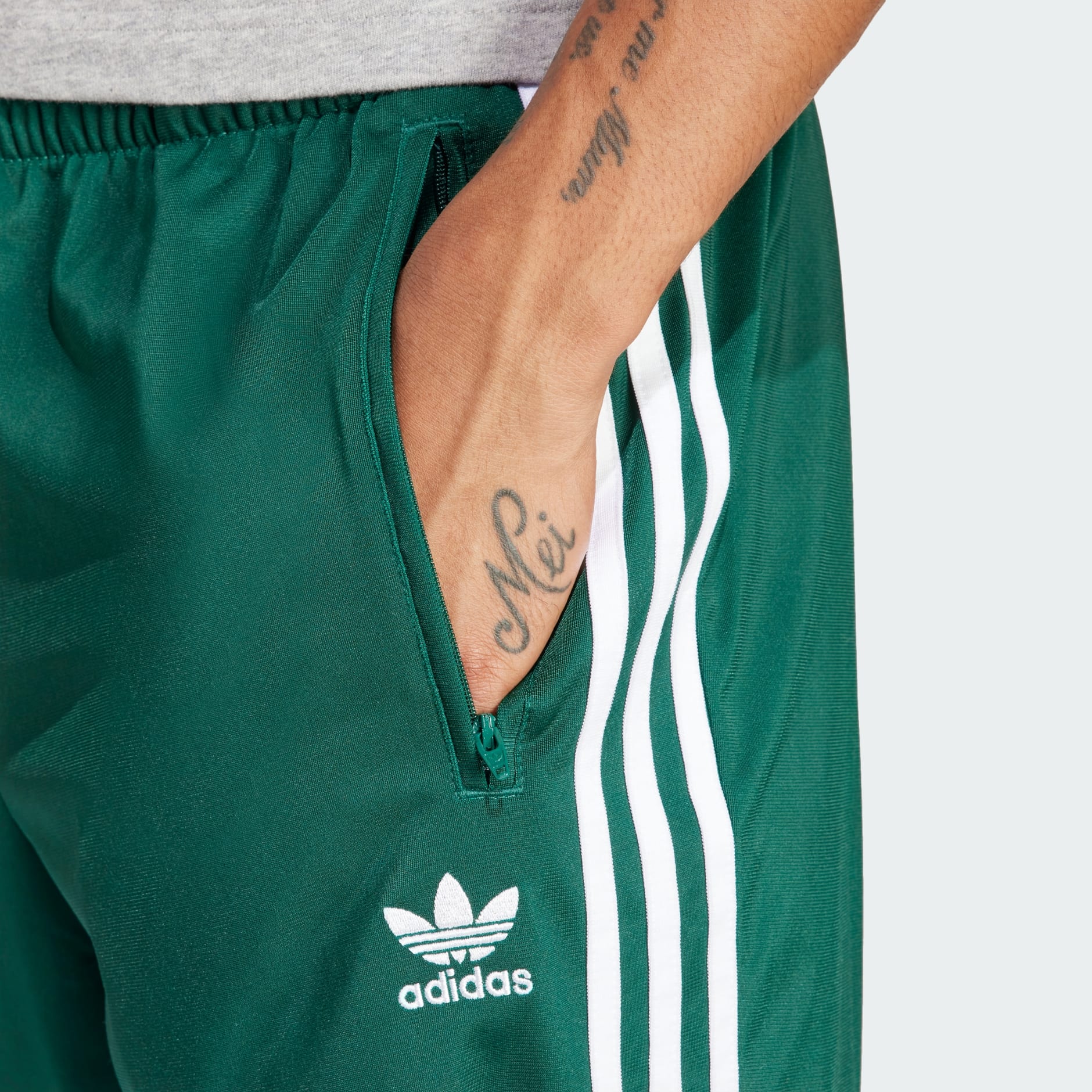 adidas Adicolor Classics Firebird Track Pants - Green | adidas UAE