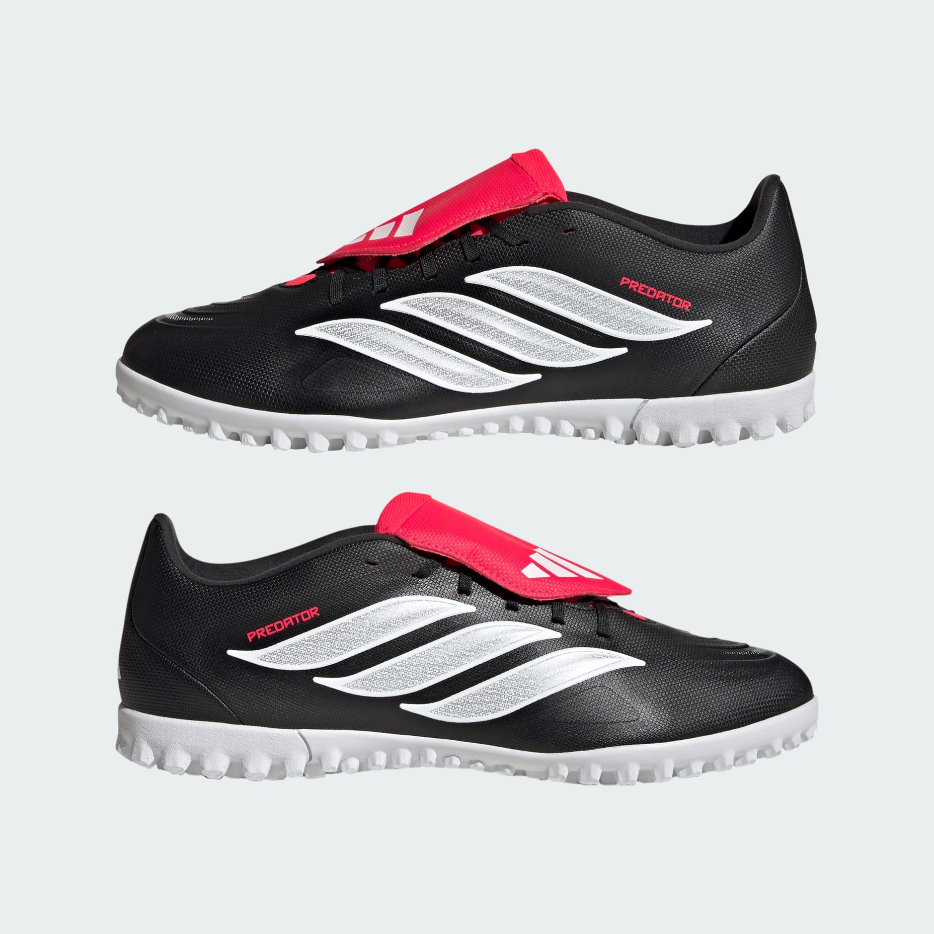 PREDATOR CLUB Fold-Over Tongue Turf Football Shoes