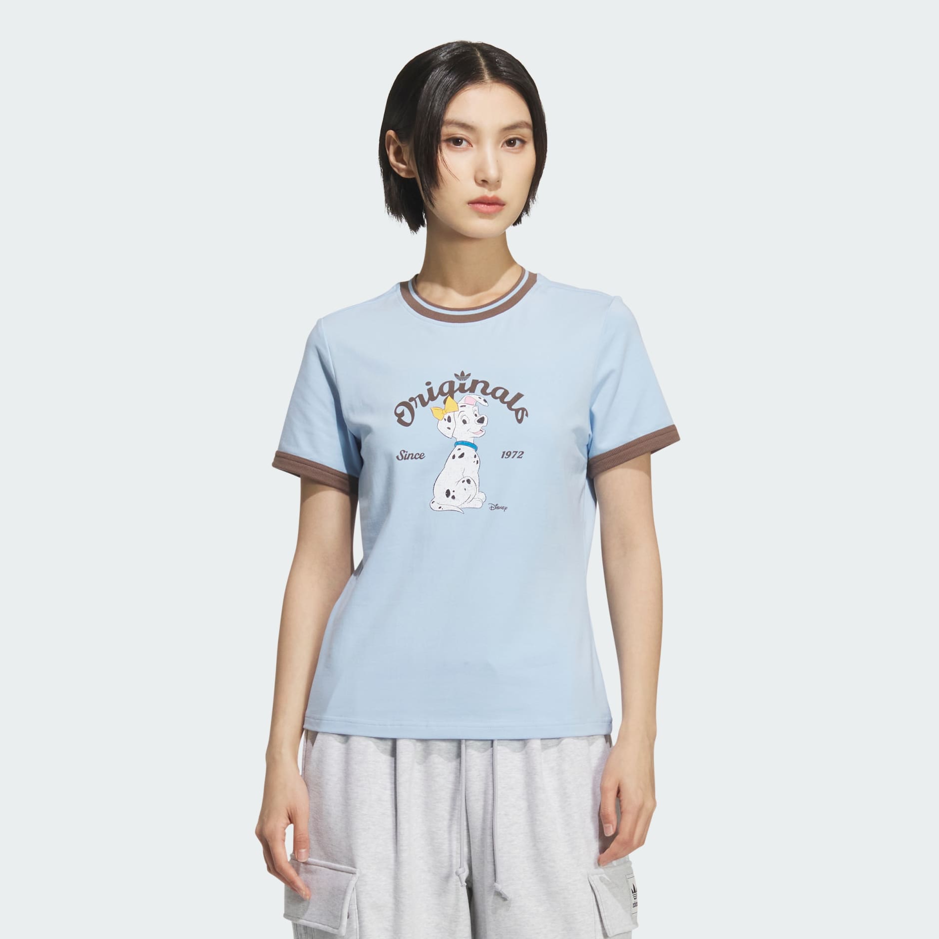 adidas Disney Dalmatian Ringer Tee - Blue | adidas Hong Kong