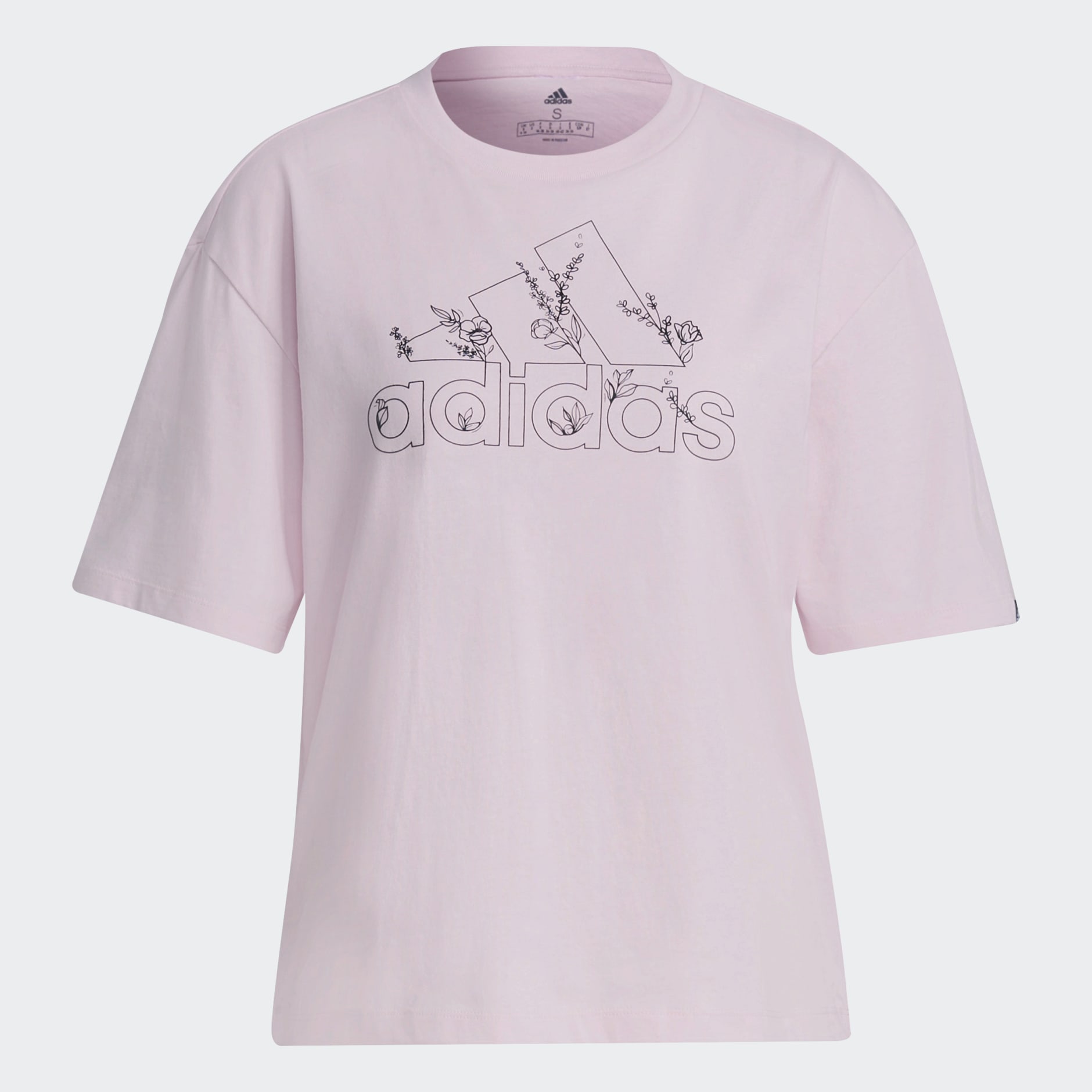 Soft Floral Logo Graphic Tee