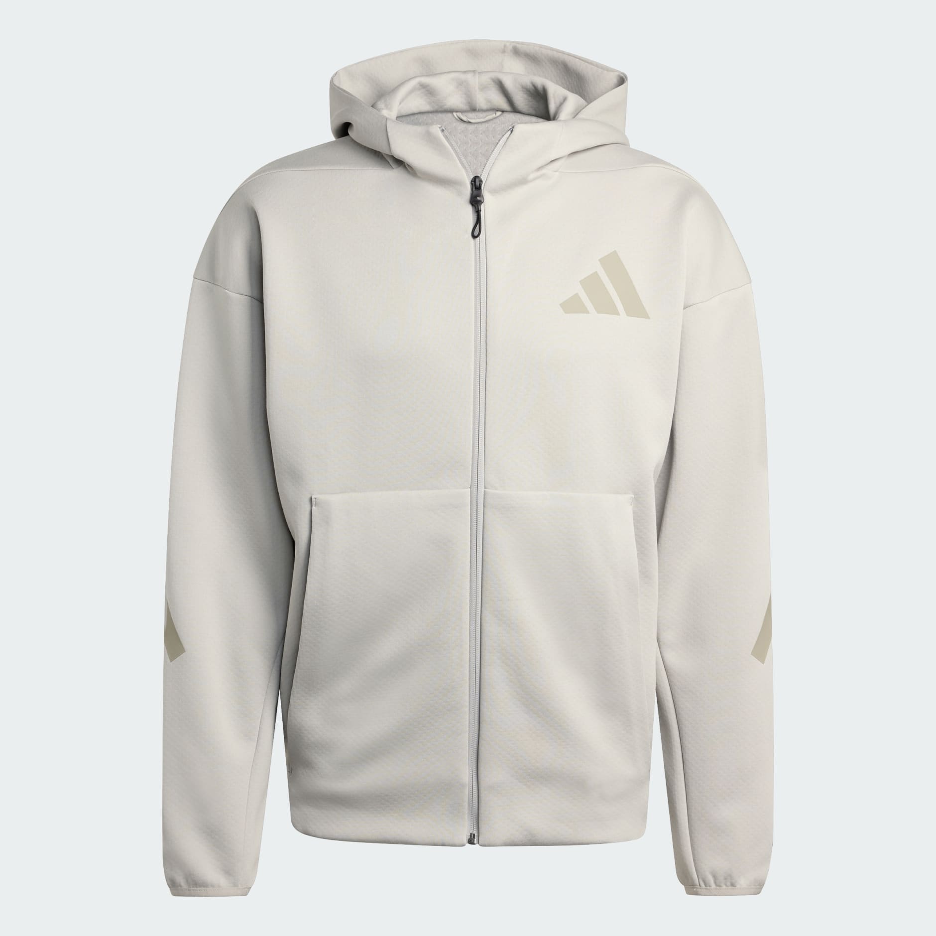 adidas Z.N.E. Full-Zip Hooded Track Jacket - Grey | adidas UAE