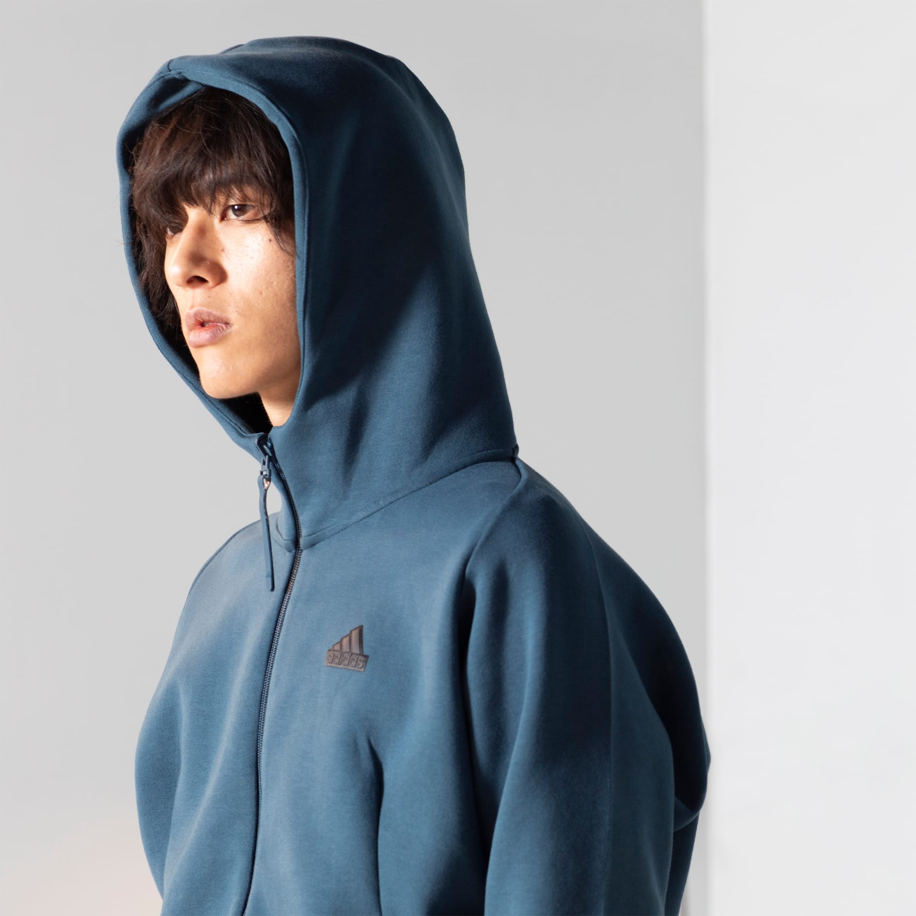 Adidas climawarm hoodie outlet blue